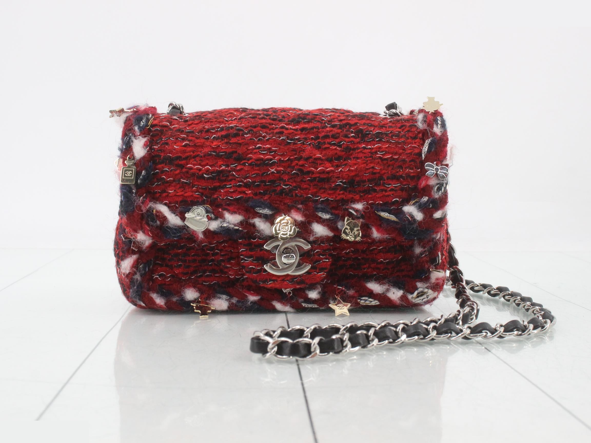 Tweed Mini Matelassé Shoulder Bag