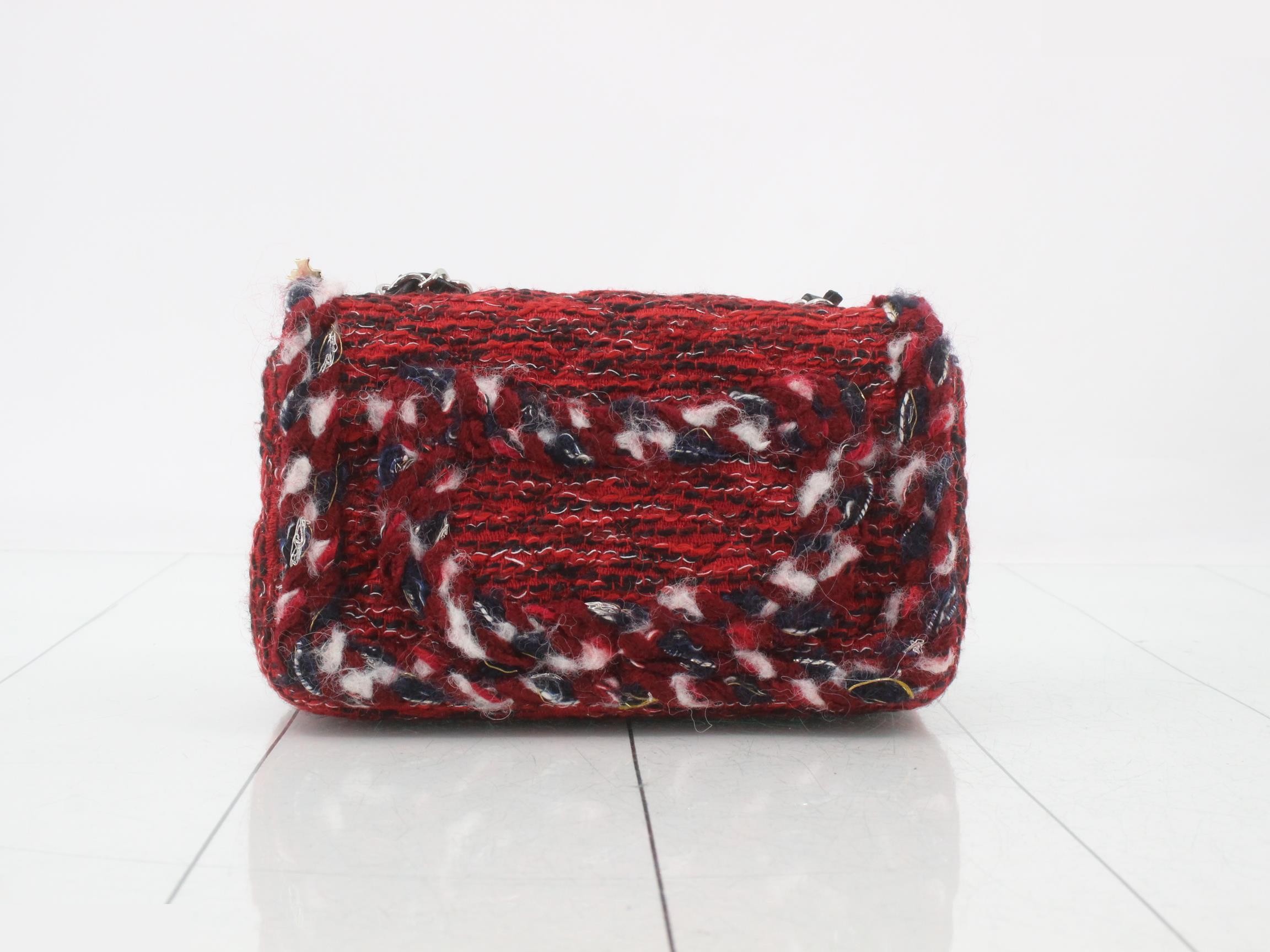 Tweed Mini Matelassé Shoulder Bag — view 2