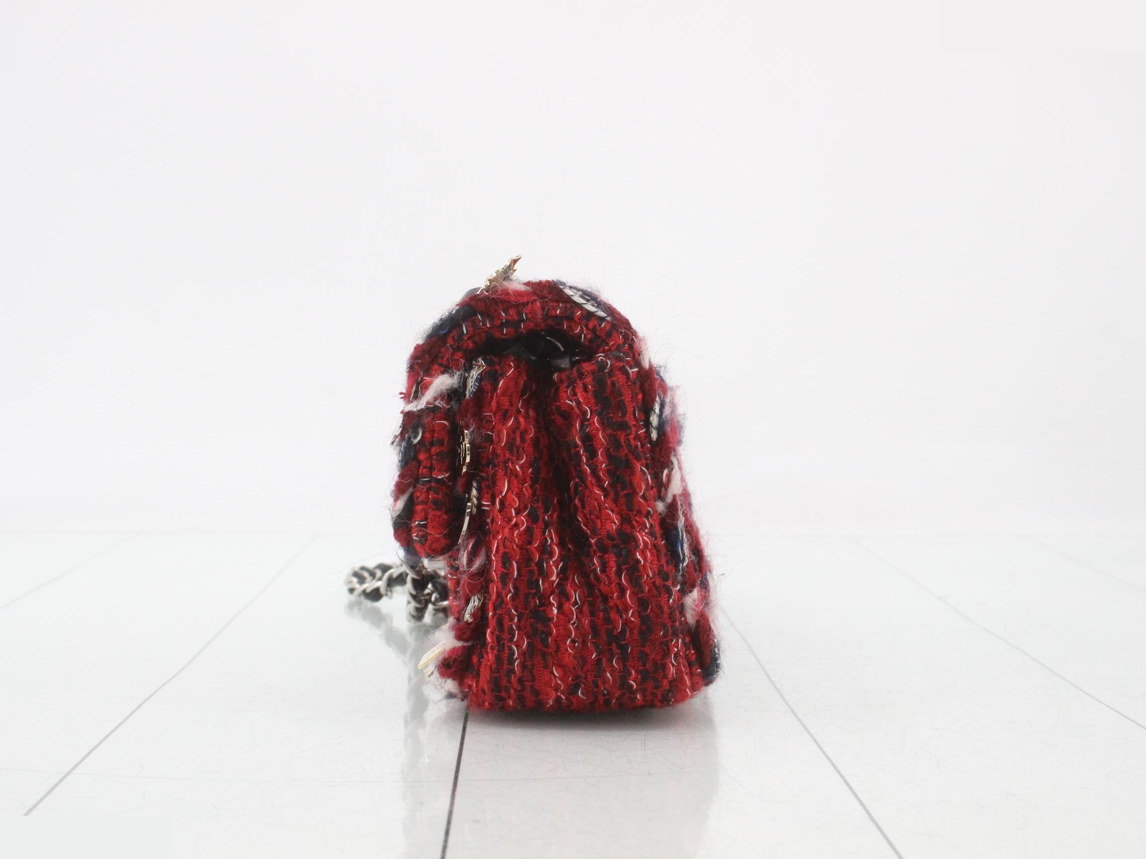 Tweed Mini Matelassé Shoulder Bag — view 3
