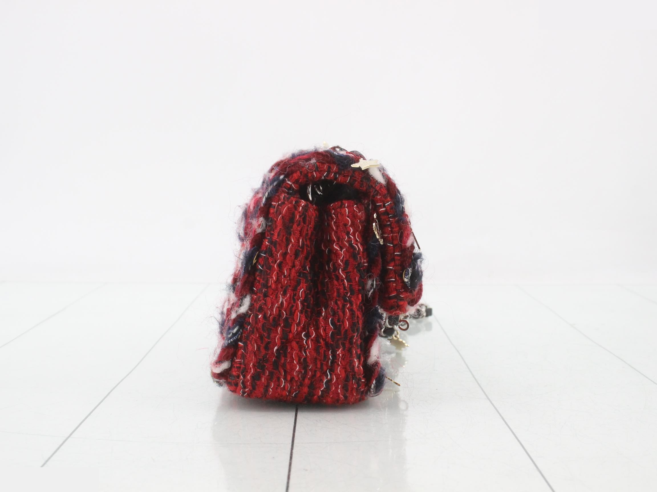 Tweed Mini Matelassé Shoulder Bag — view 4