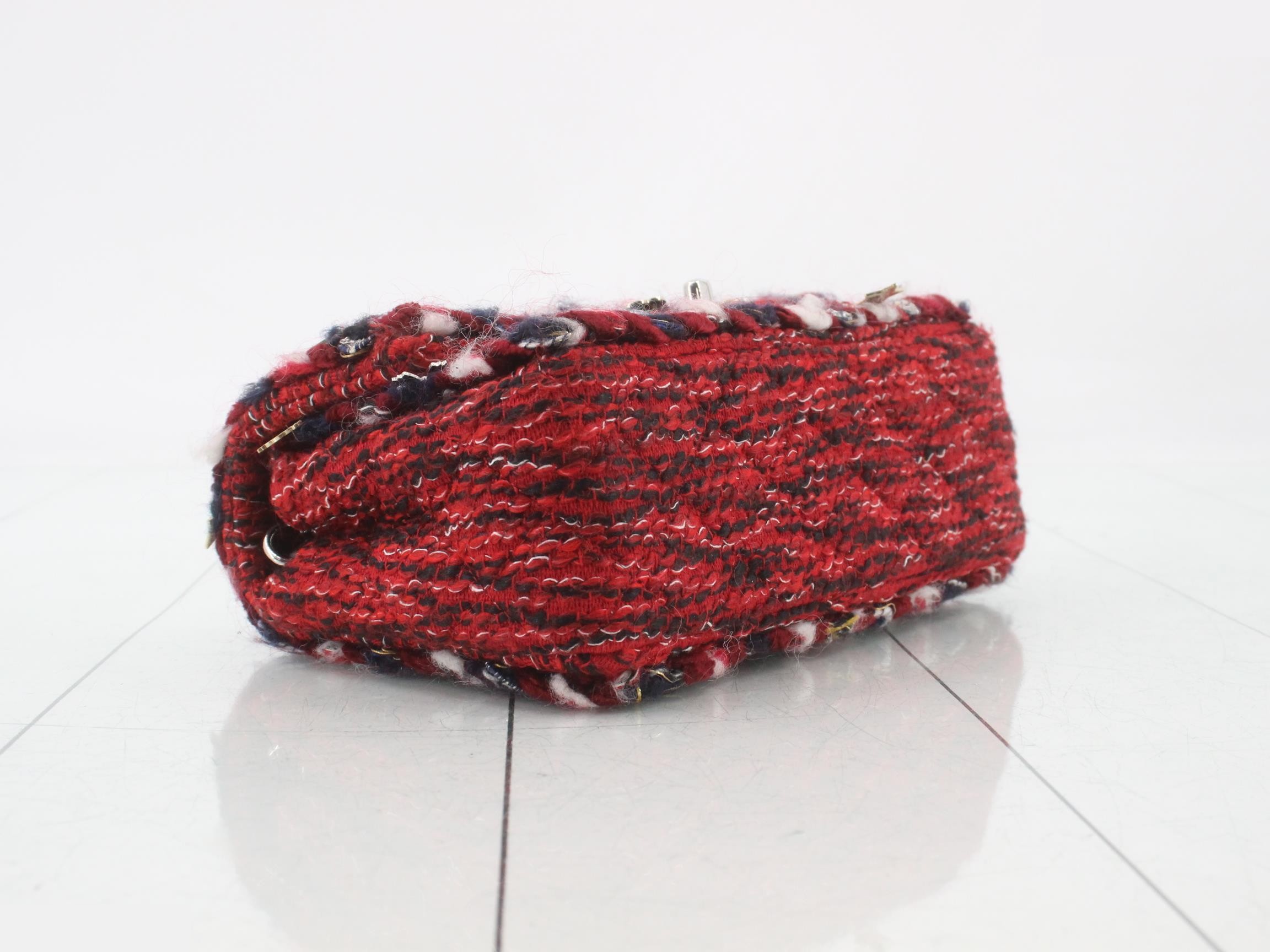 Tweed Mini Matelassé Shoulder Bag — view 5