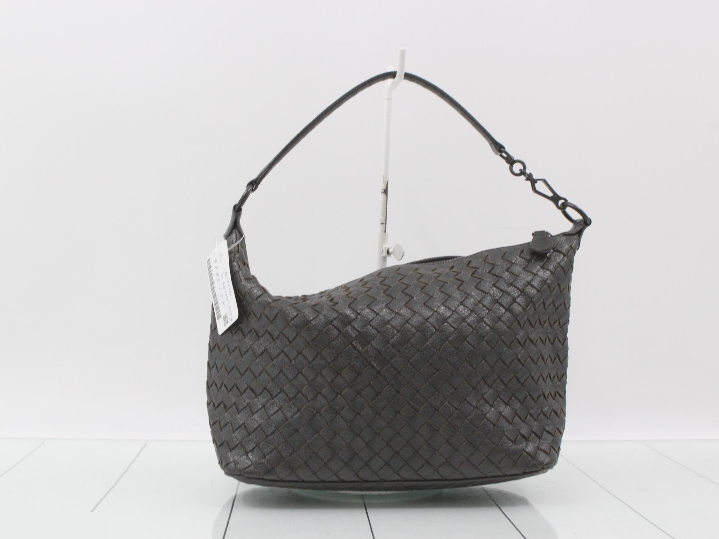 Intrecciato One-Shoulder Bag — view 2