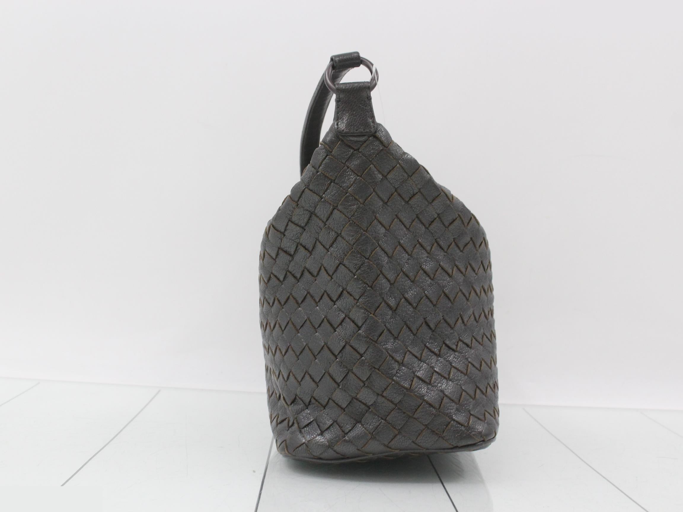 Intrecciato One-Shoulder Bag — view 3