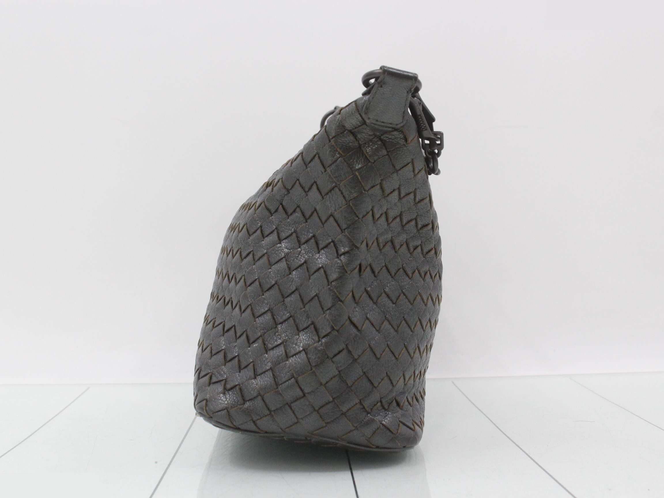 Intrecciato One-Shoulder Bag — view 4