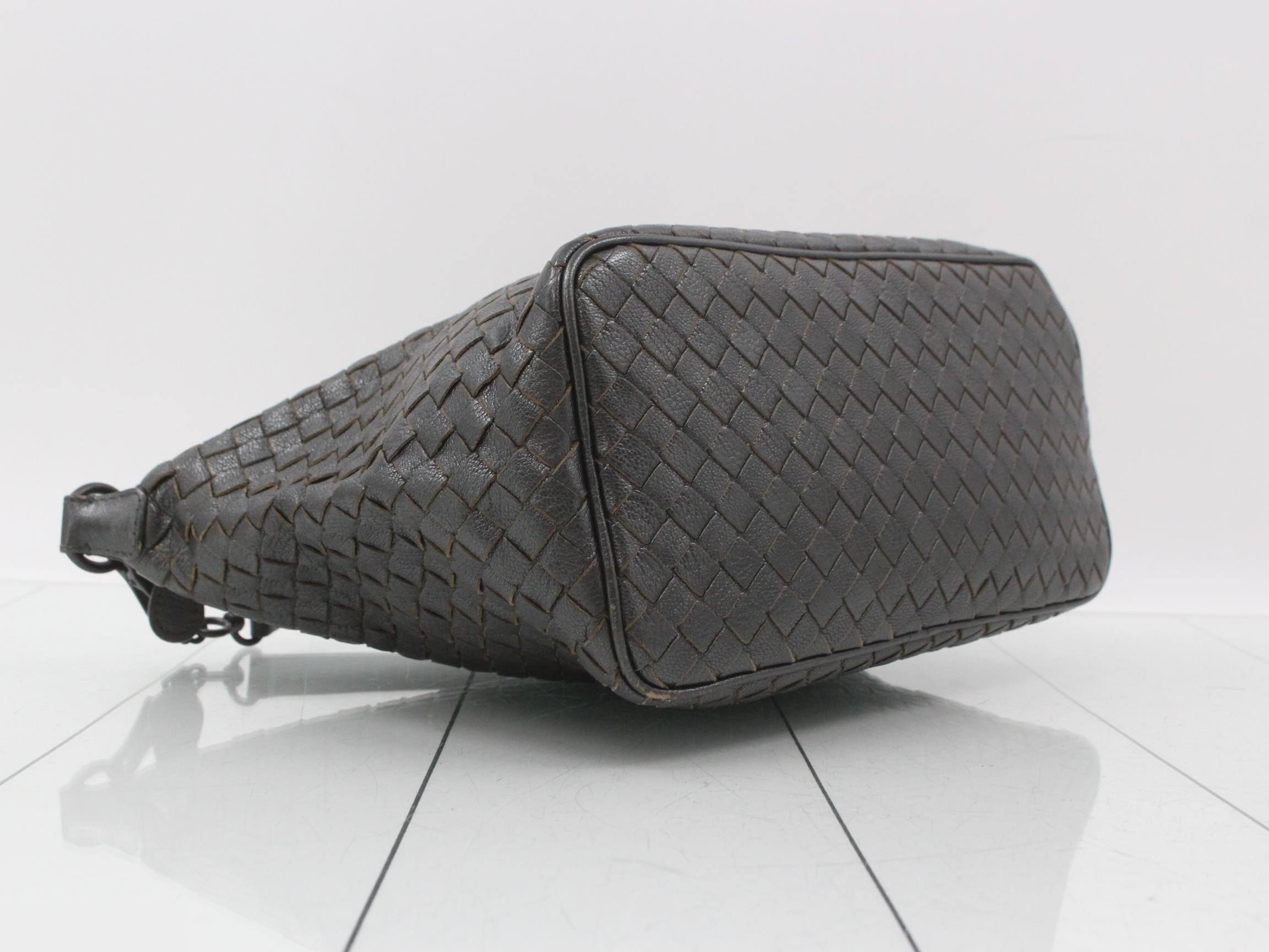 Intrecciato One-Shoulder Bag — view 5