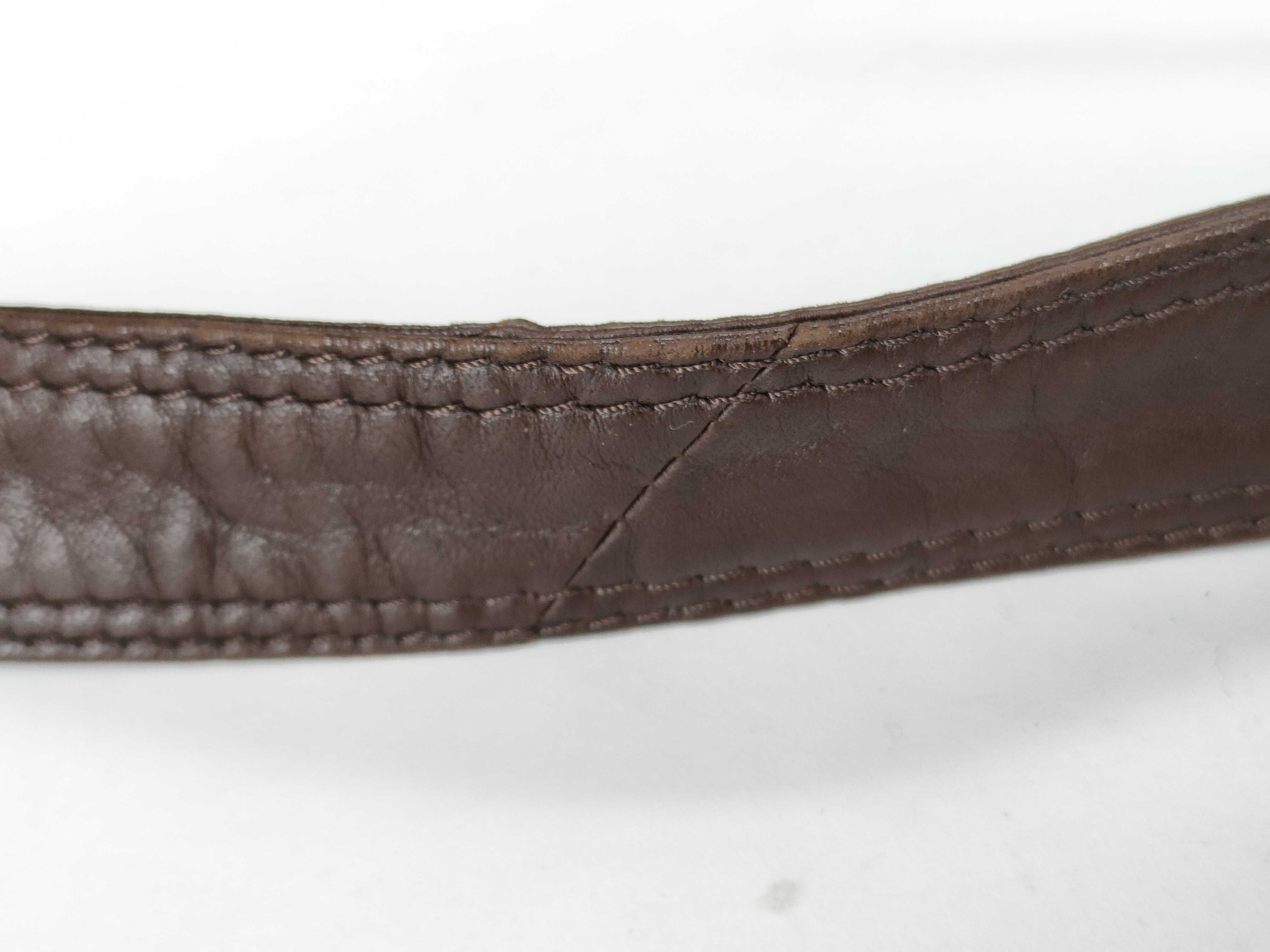 Suede Leather Net Shoulder Bag (Brown) — view 4