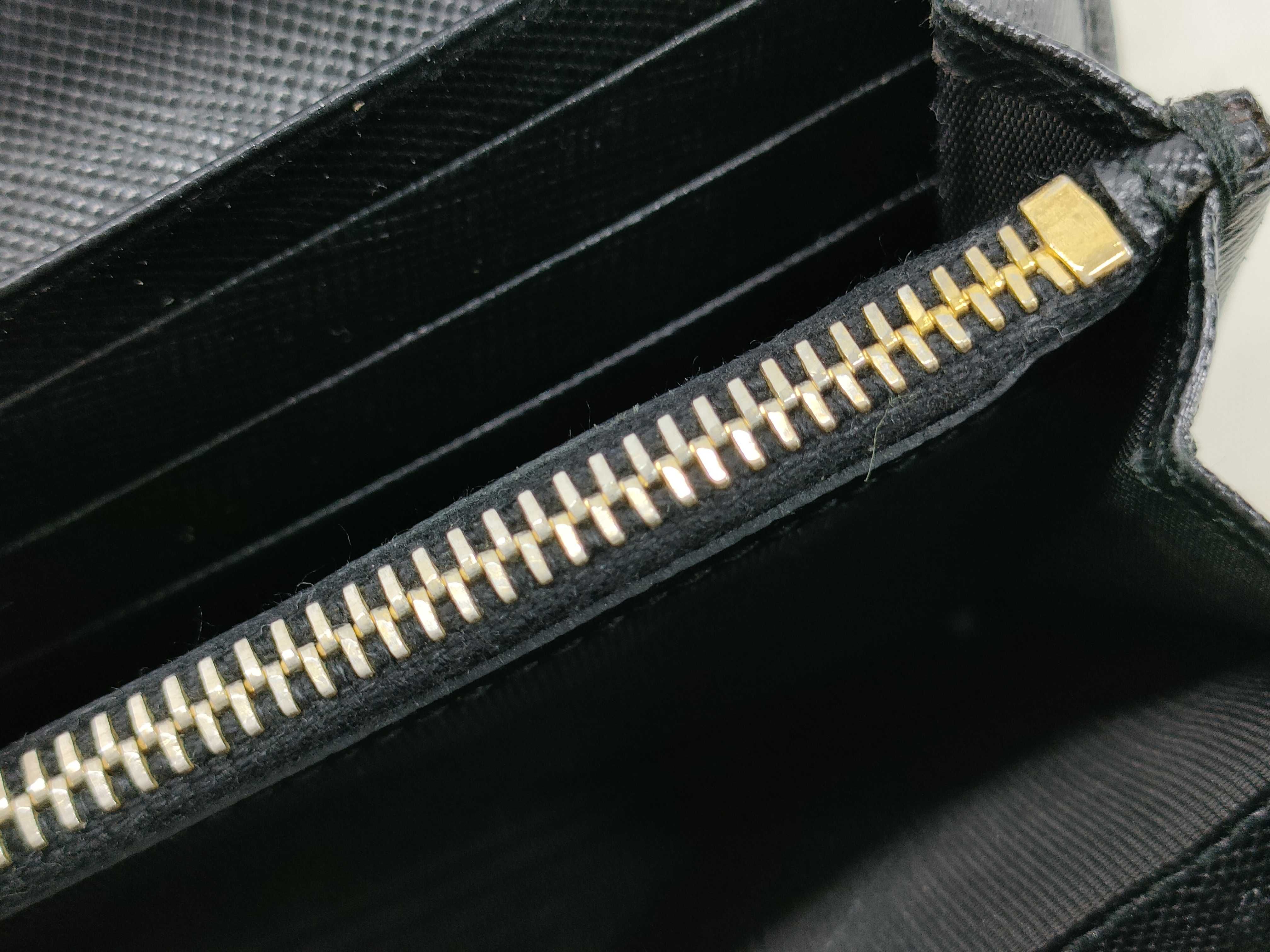 Long Wallet Ribbon Black Wallet — view 10