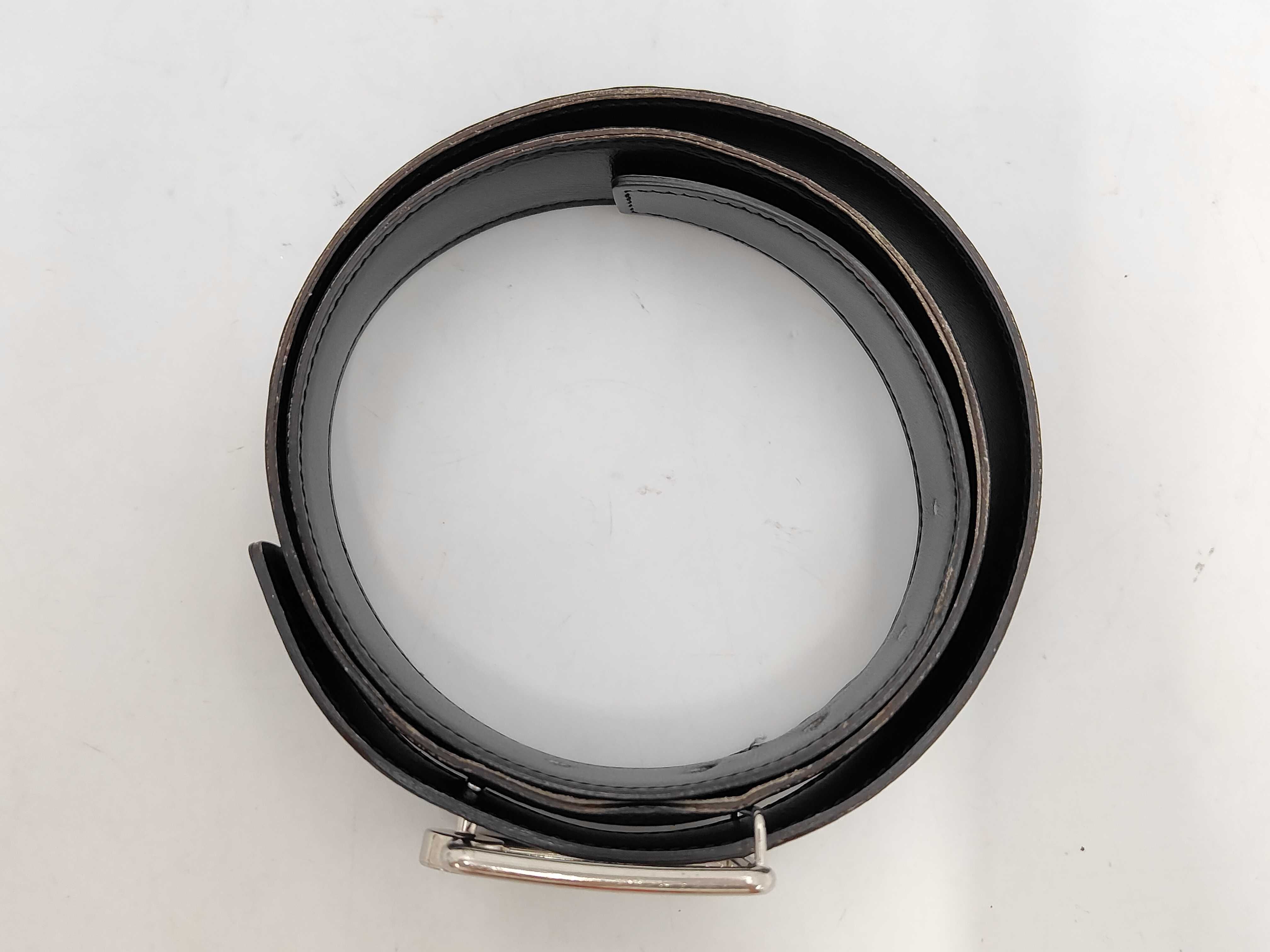 Sellier Oscar Leather Belt Black Belt — view 2