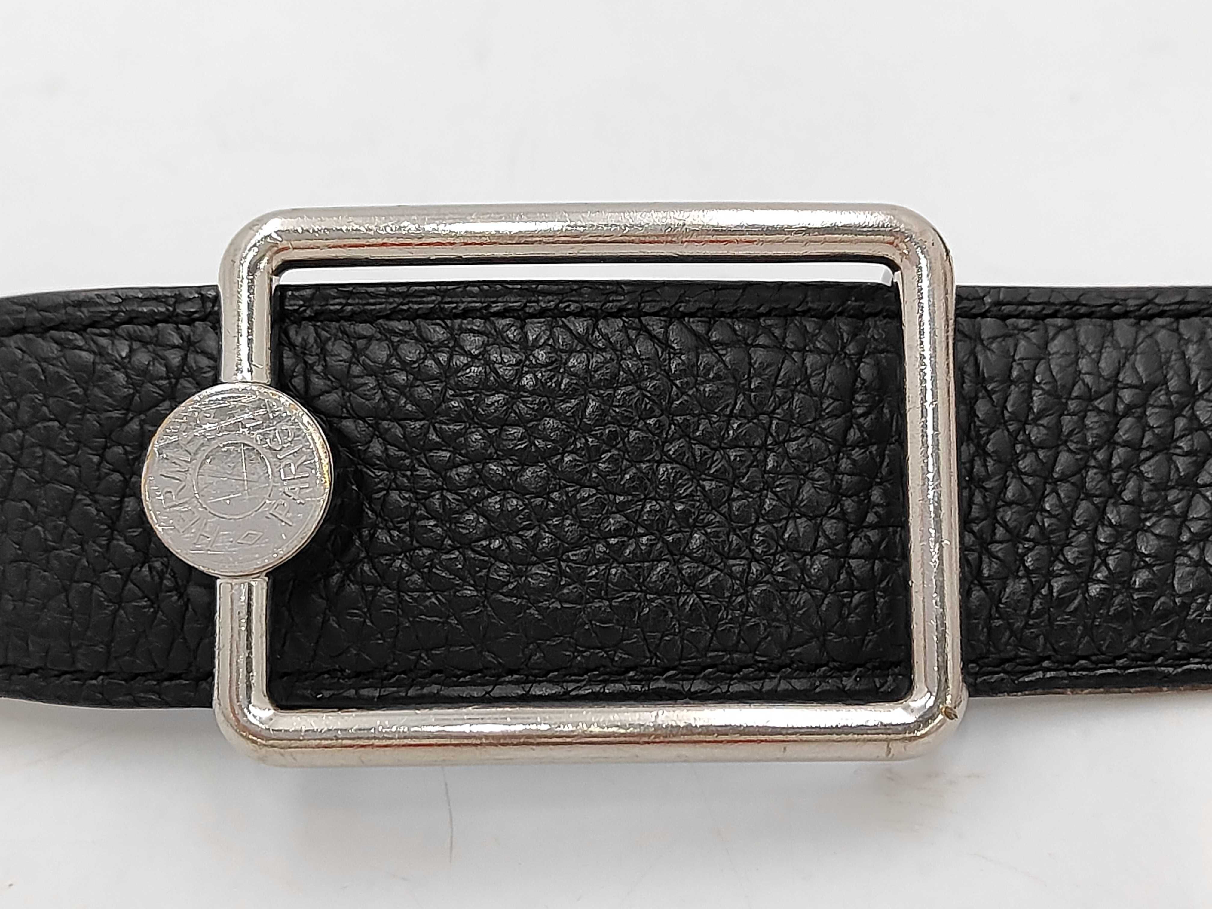 Sellier Oscar Leather Belt Black Belt — view 3