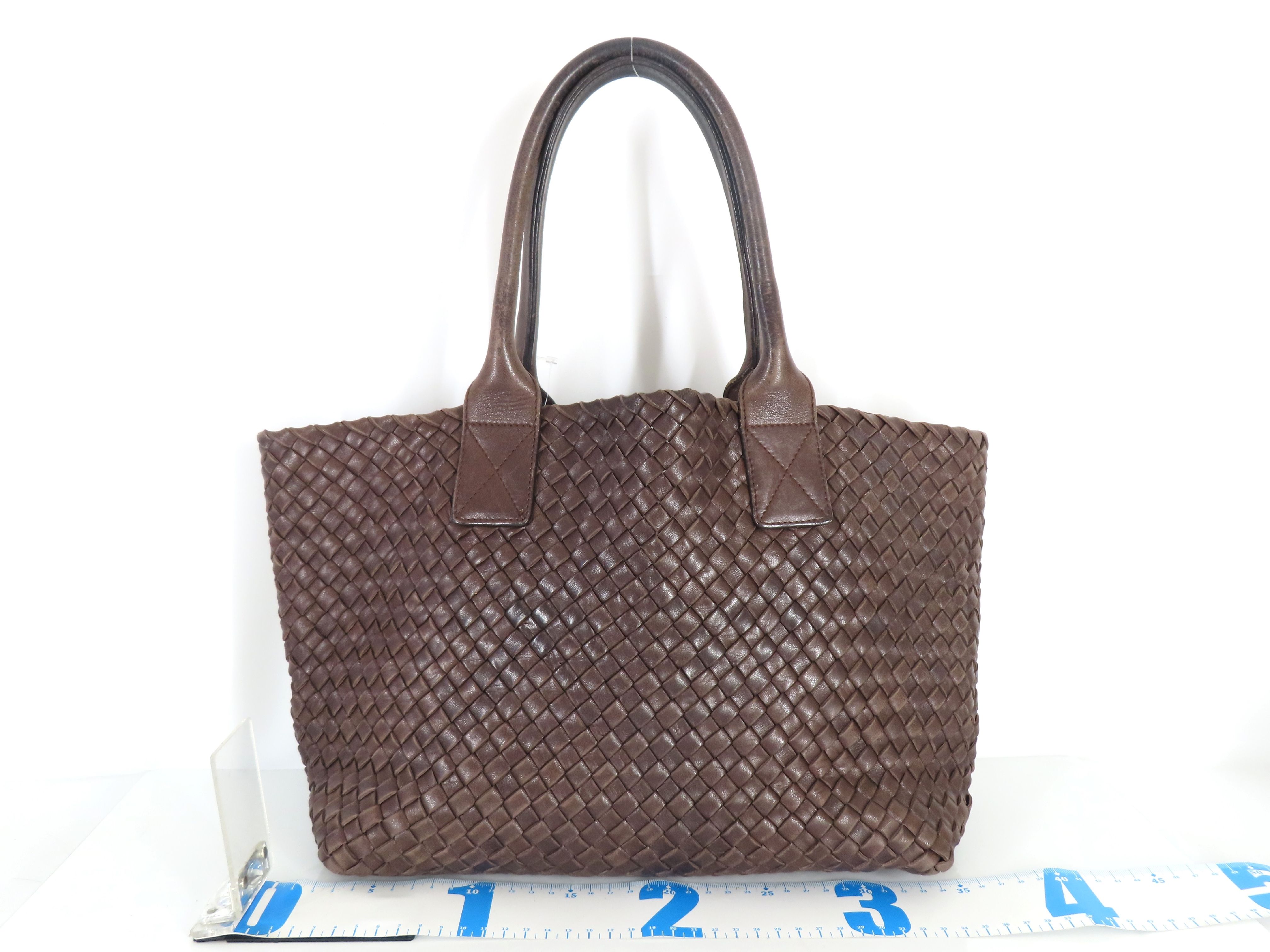 Intrecciato Tote Bag, Brown, Handbag, Pouch, Handbag — view 2