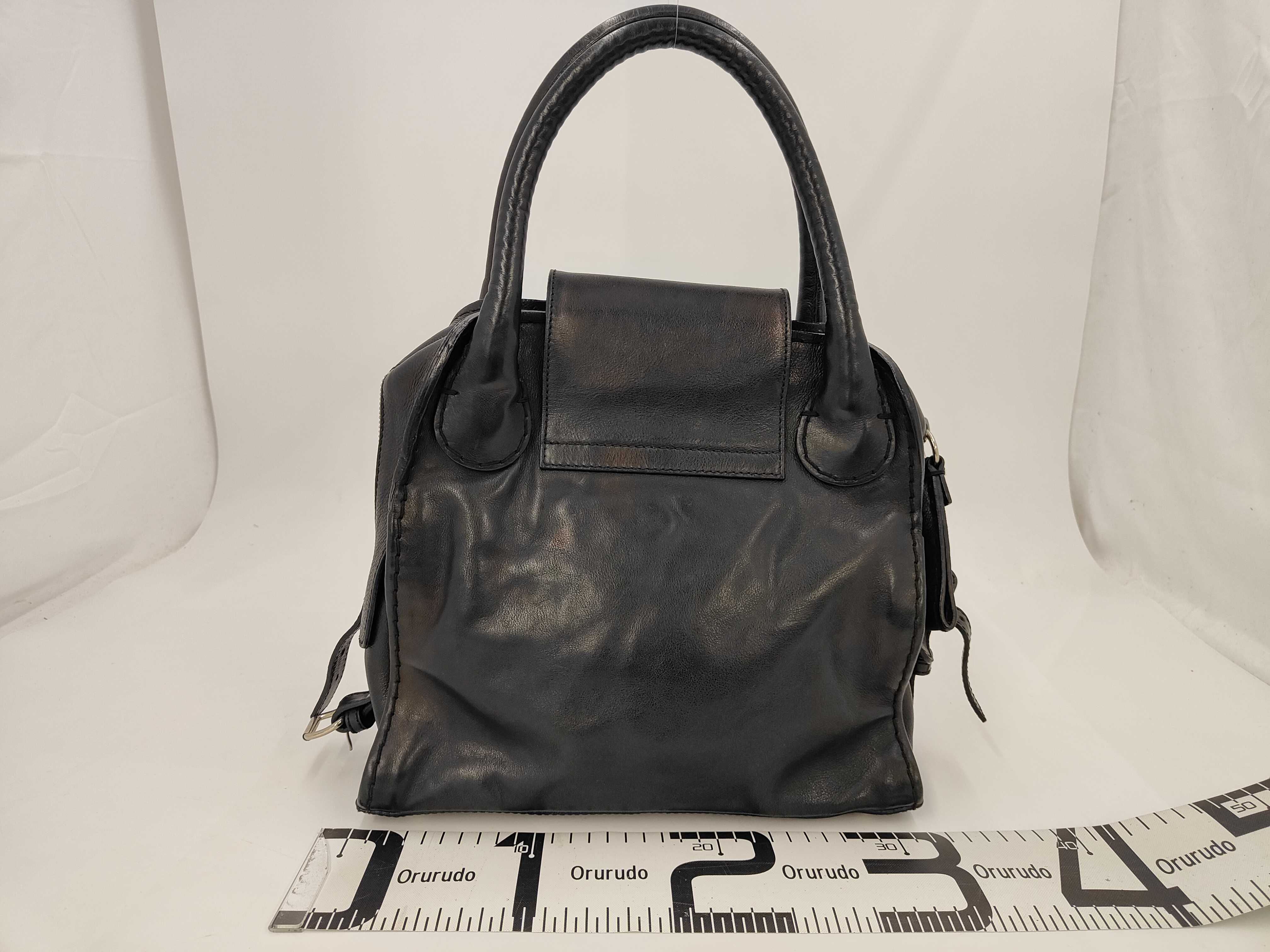 Chloé handbag, black leather handbag — view 2