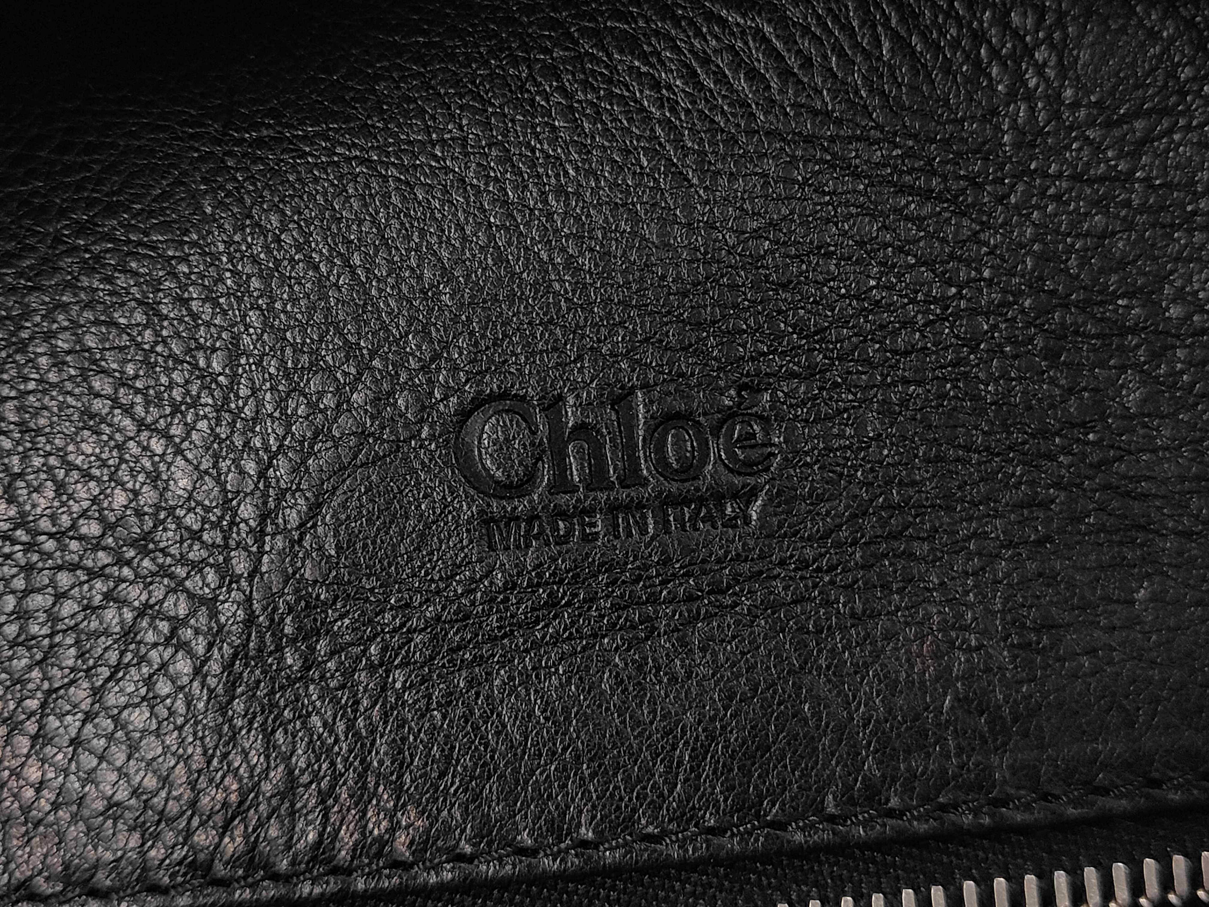Chloé handbag, black leather handbag — view 11