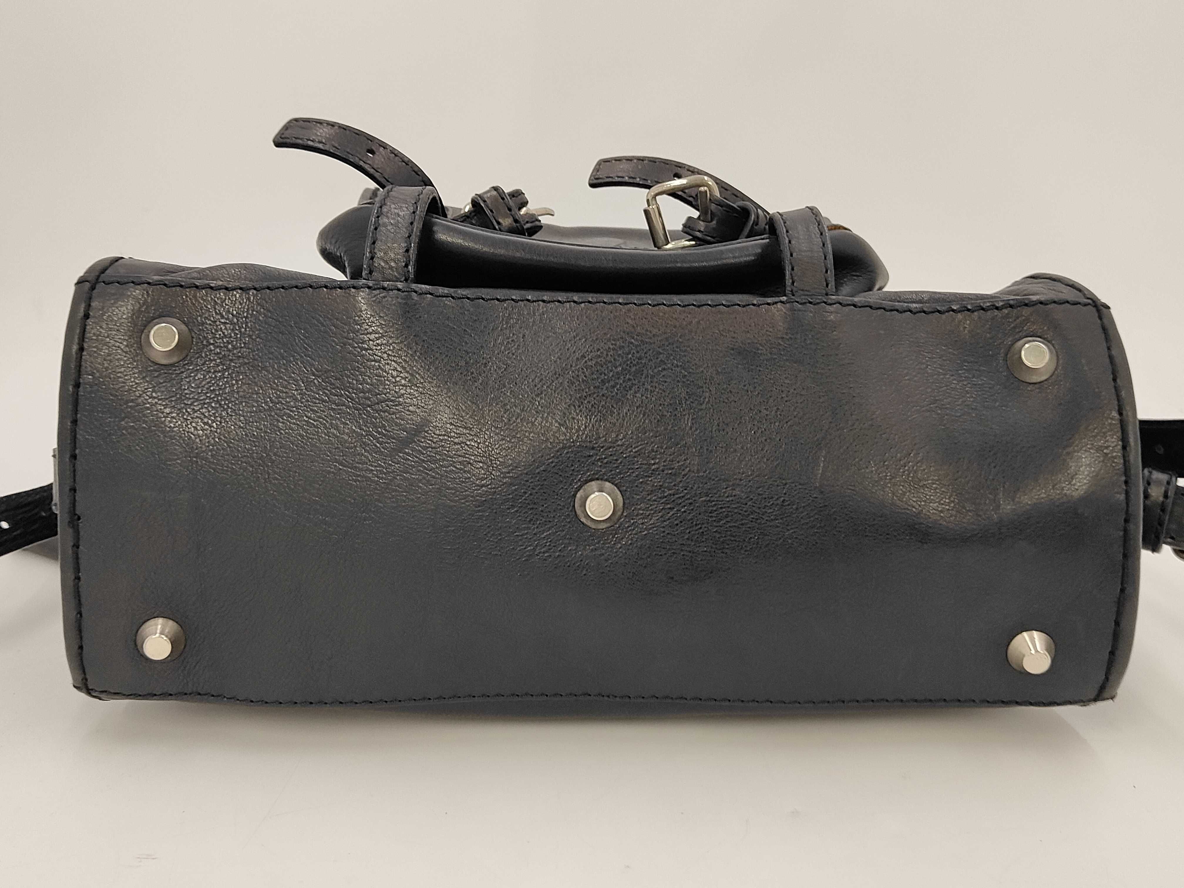 Chloé handbag, black leather handbag — view 4