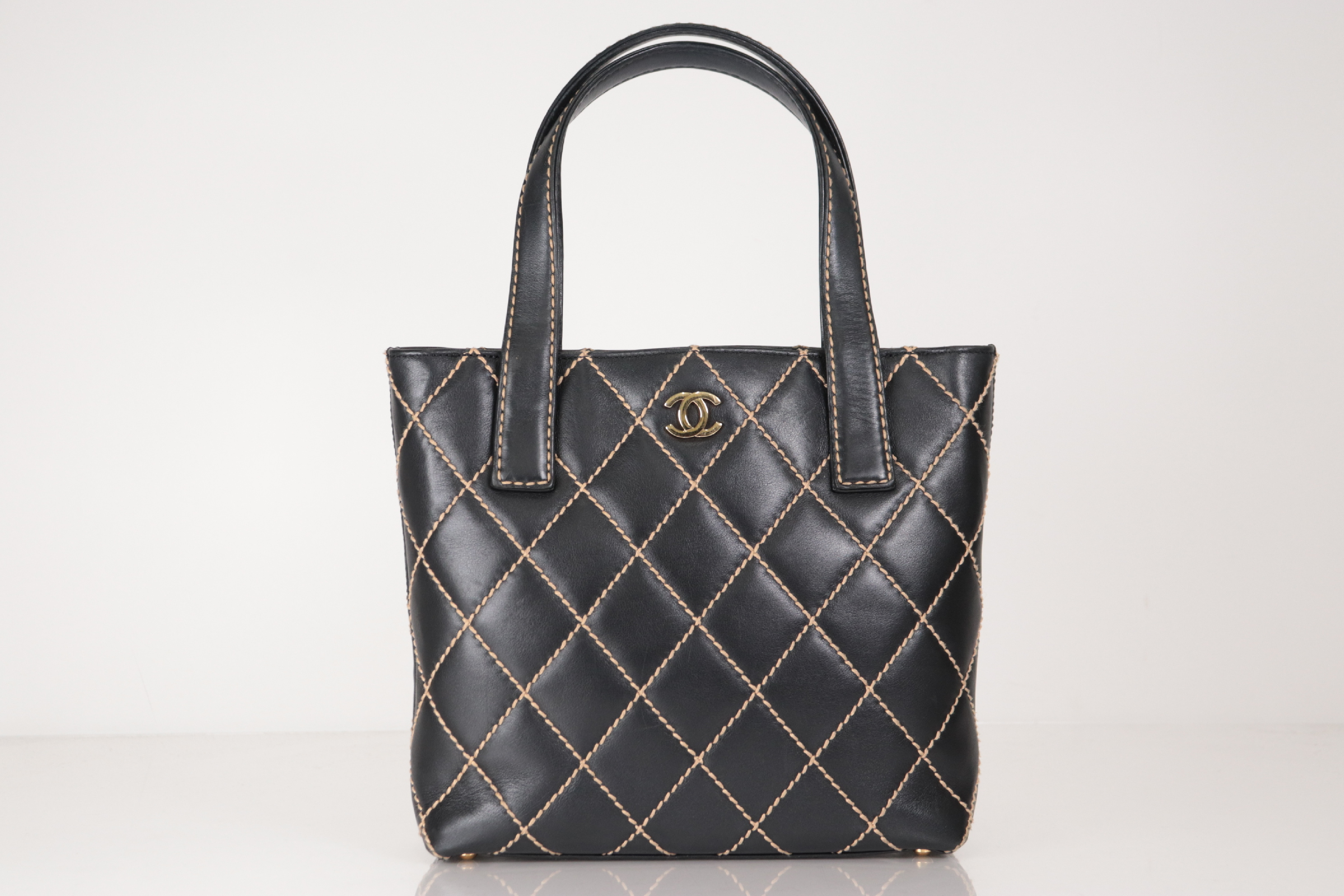 Wild Stitch Calfskin Tote Bag (Serial Number 7) — view 2