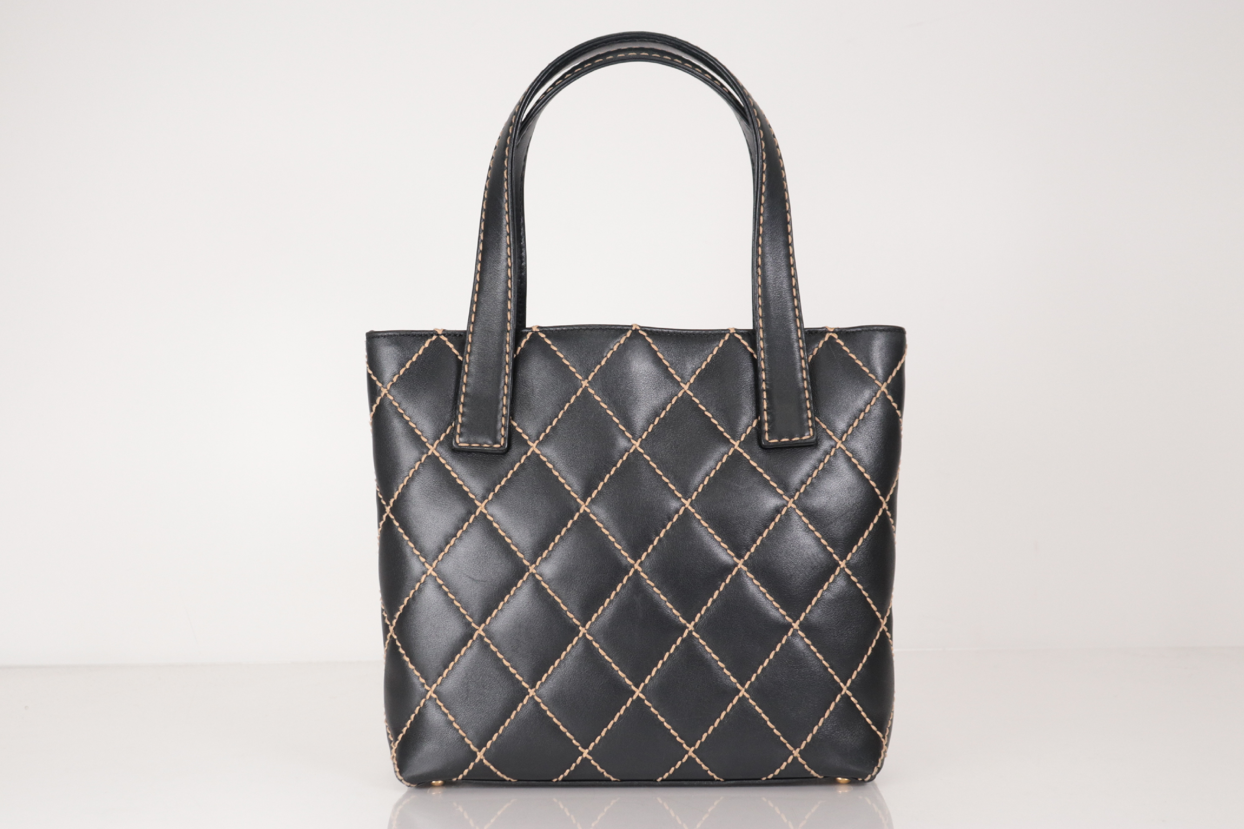 Wild Stitch Calfskin Tote Bag (Serial Number 7) — view 3