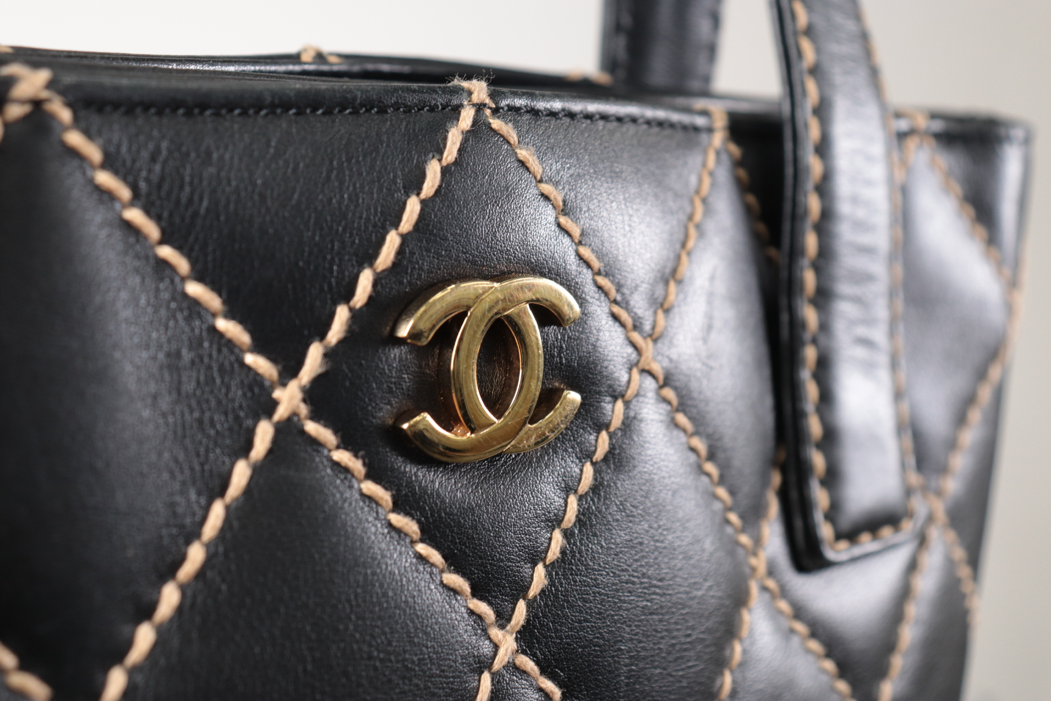 Wild Stitch Calfskin Tote Bag (Serial Number 7) — view 8