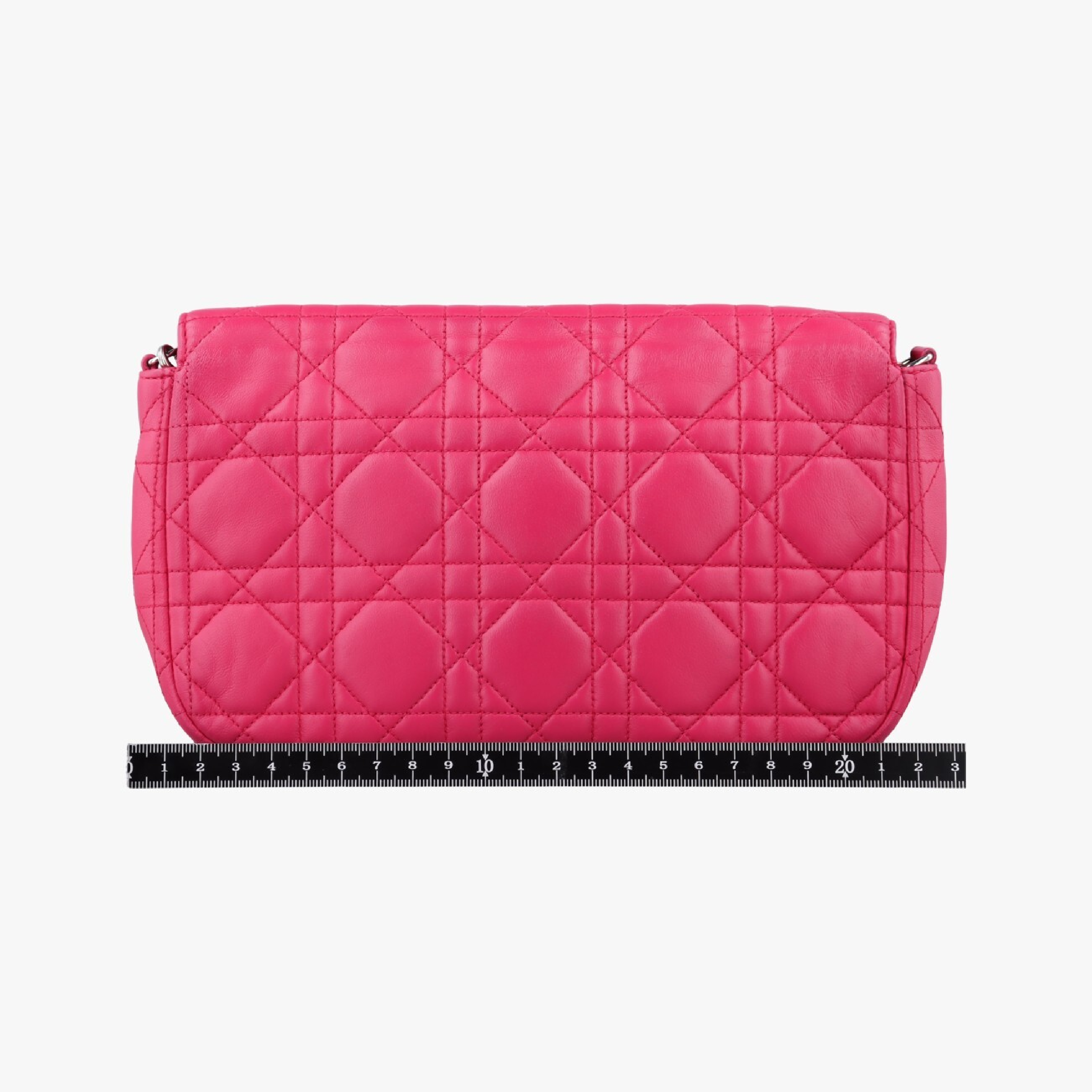 Miss Dior Cannage New Rock Rose Red Lambskin Shoulder Bag 12-MA-1103 — view 2