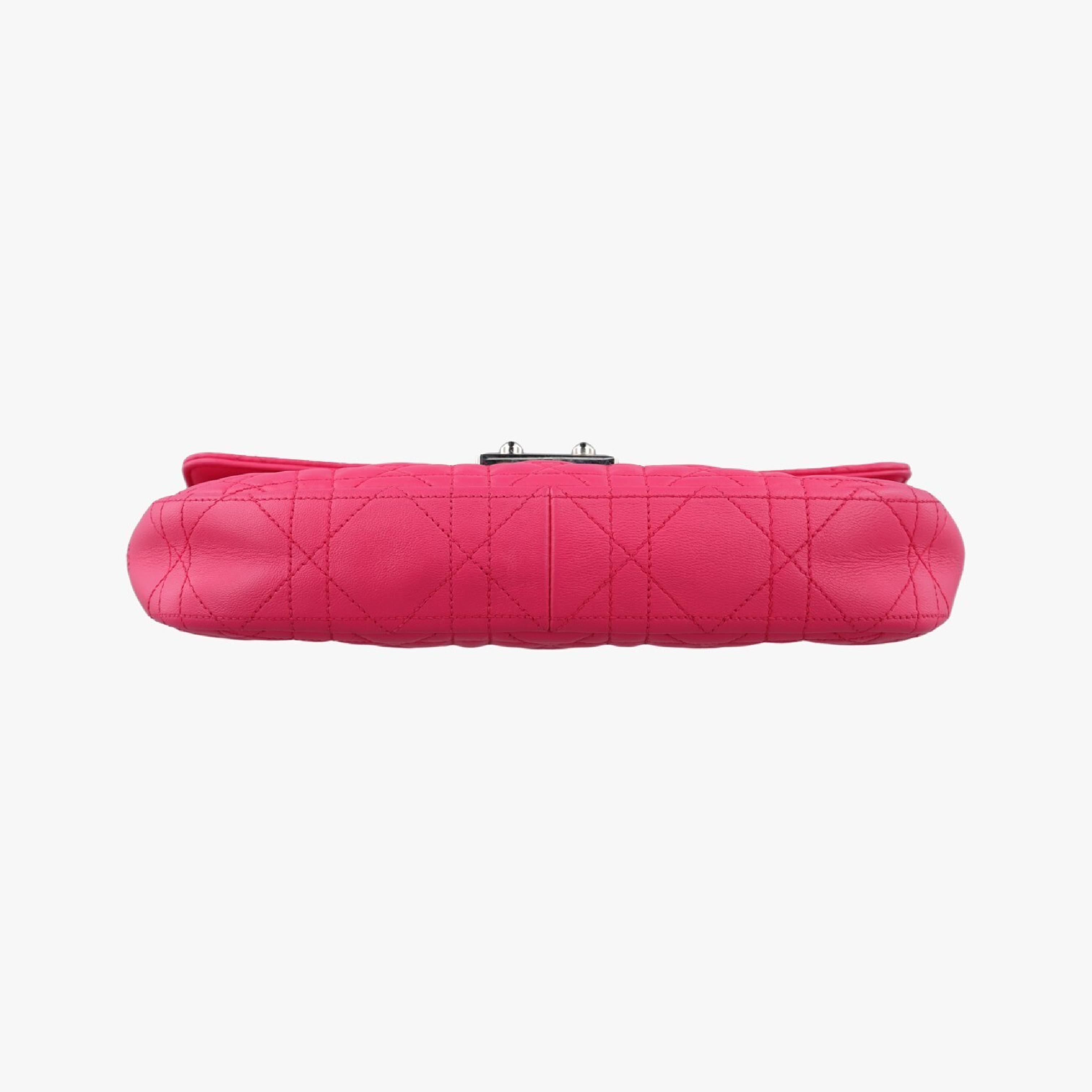 Miss Dior Cannage New Rock Rose Red Lambskin Shoulder Bag 12-MA-1103 — view 3