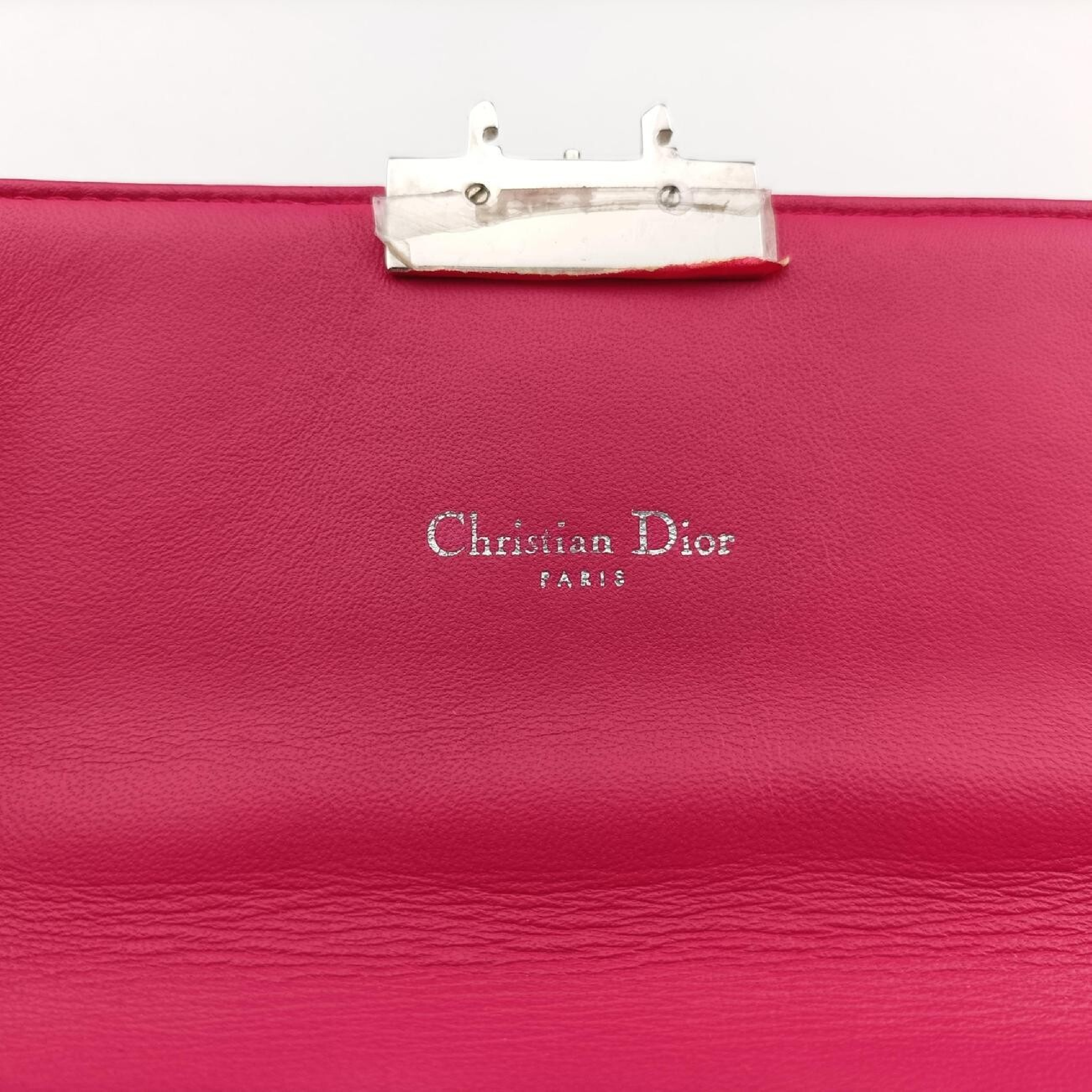 Miss Dior Cannage New Rock Rose Red Lambskin Shoulder Bag 12-MA-1103 — view 7