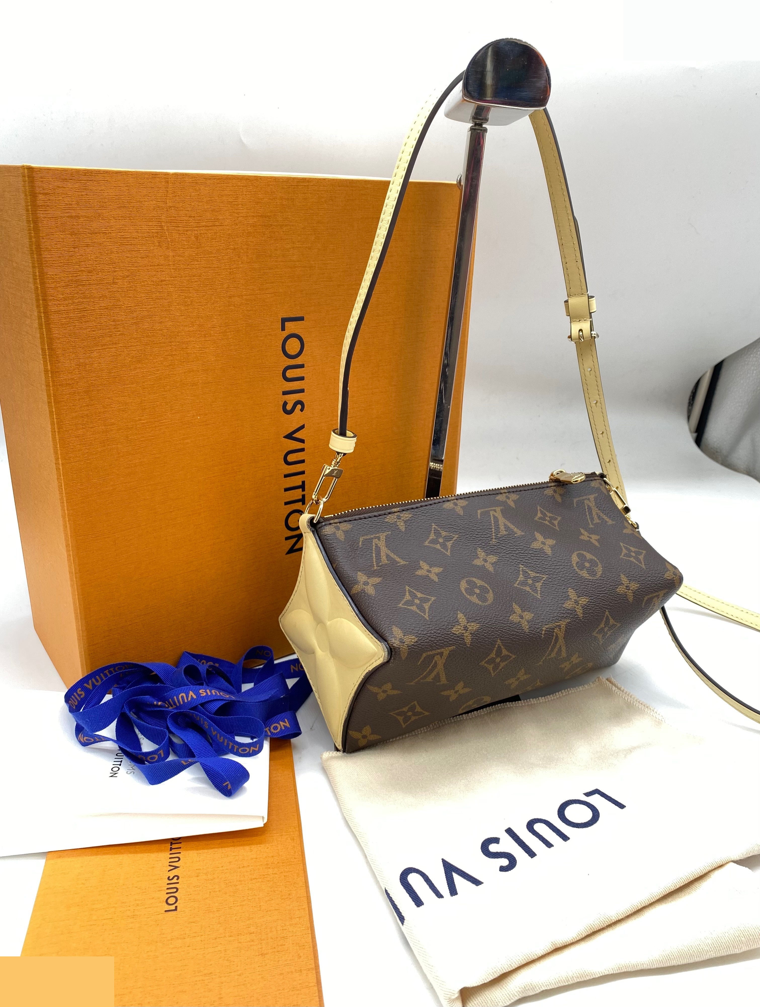 Monogram Bloom Pouch M11672. RFID detected. Includes box and dust bag. — view 2