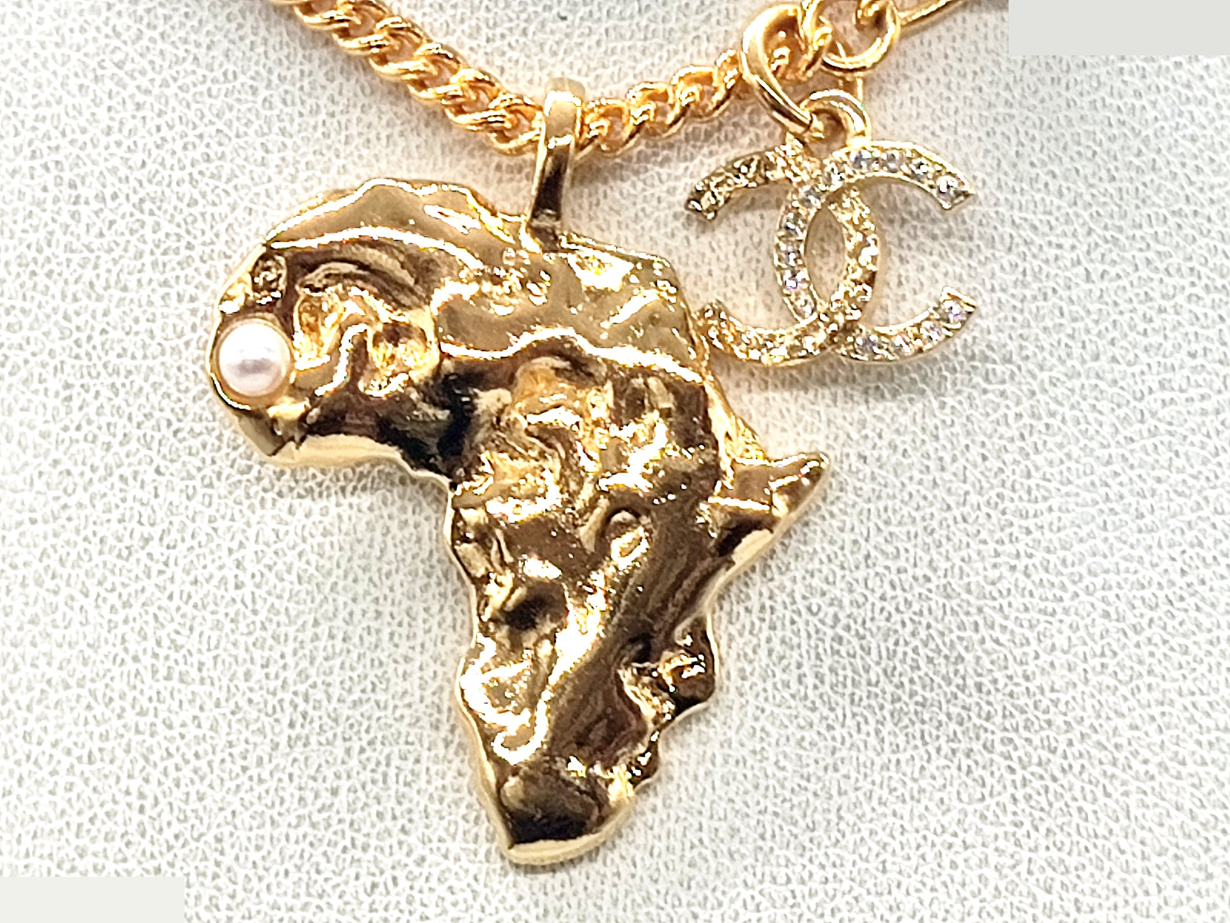 Coco Mark Rhinestone Necklace G23A, Chain approx. 53cm — view 3