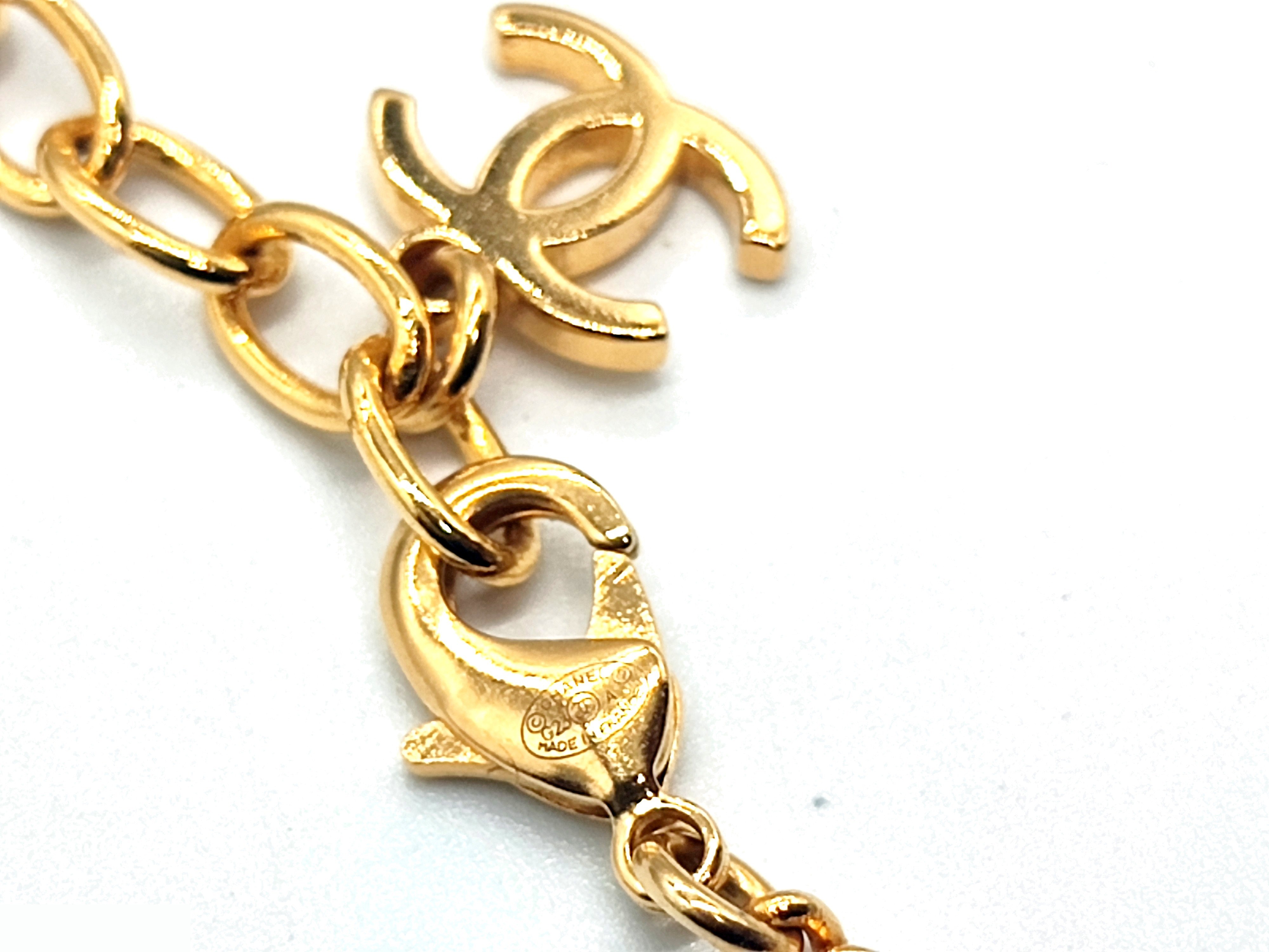 Coco Mark Rhinestone Necklace G23A, Chain approx. 53cm — view 5