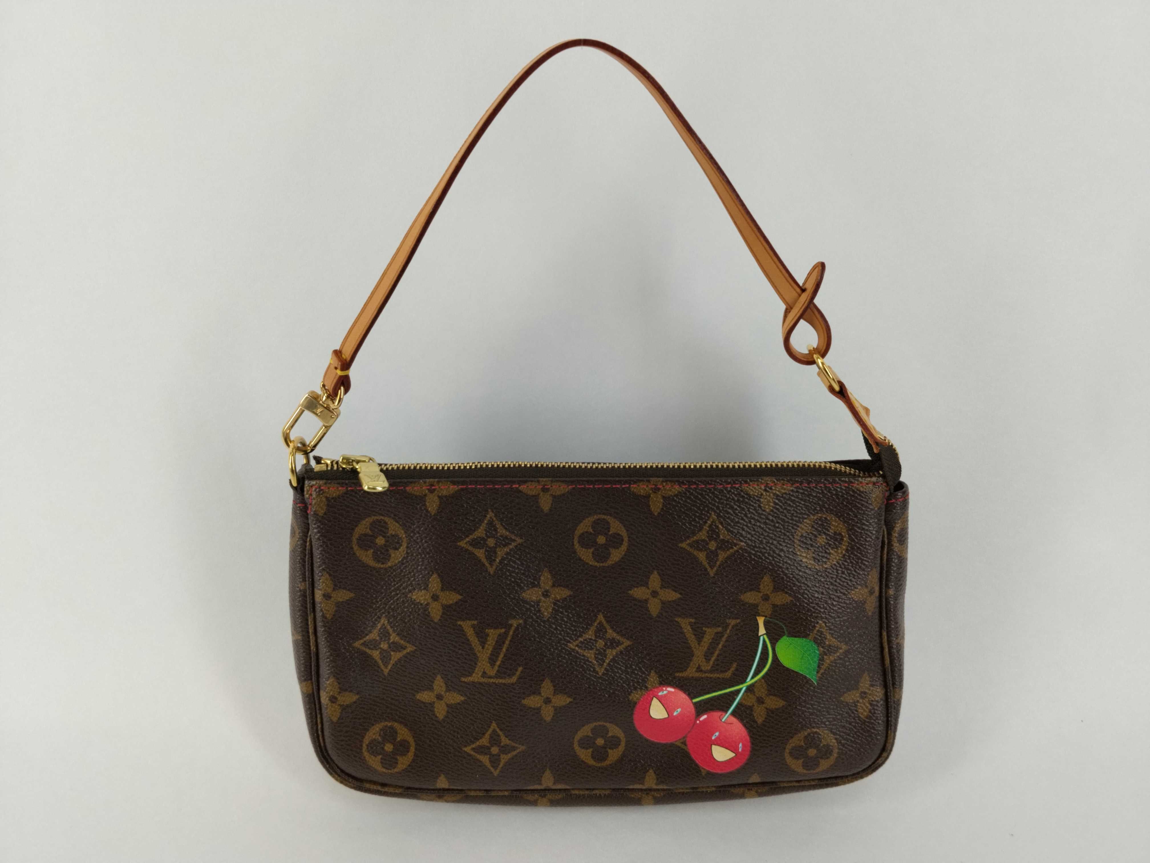 Monogram Vuitton Monogram Cherry Pochette Accessoires M95008 Pouch