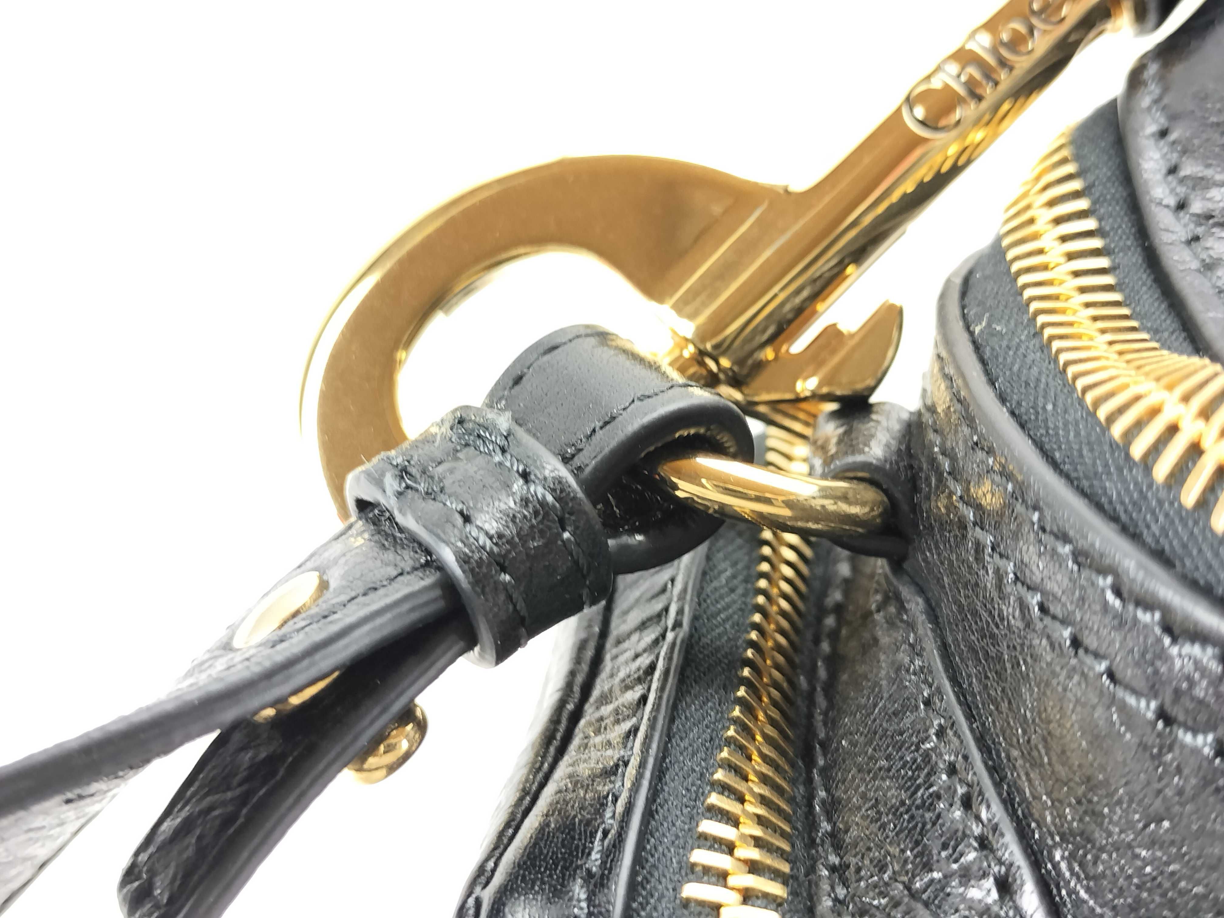camera bag, leather shoulder bag, black shoulder bag — view 6