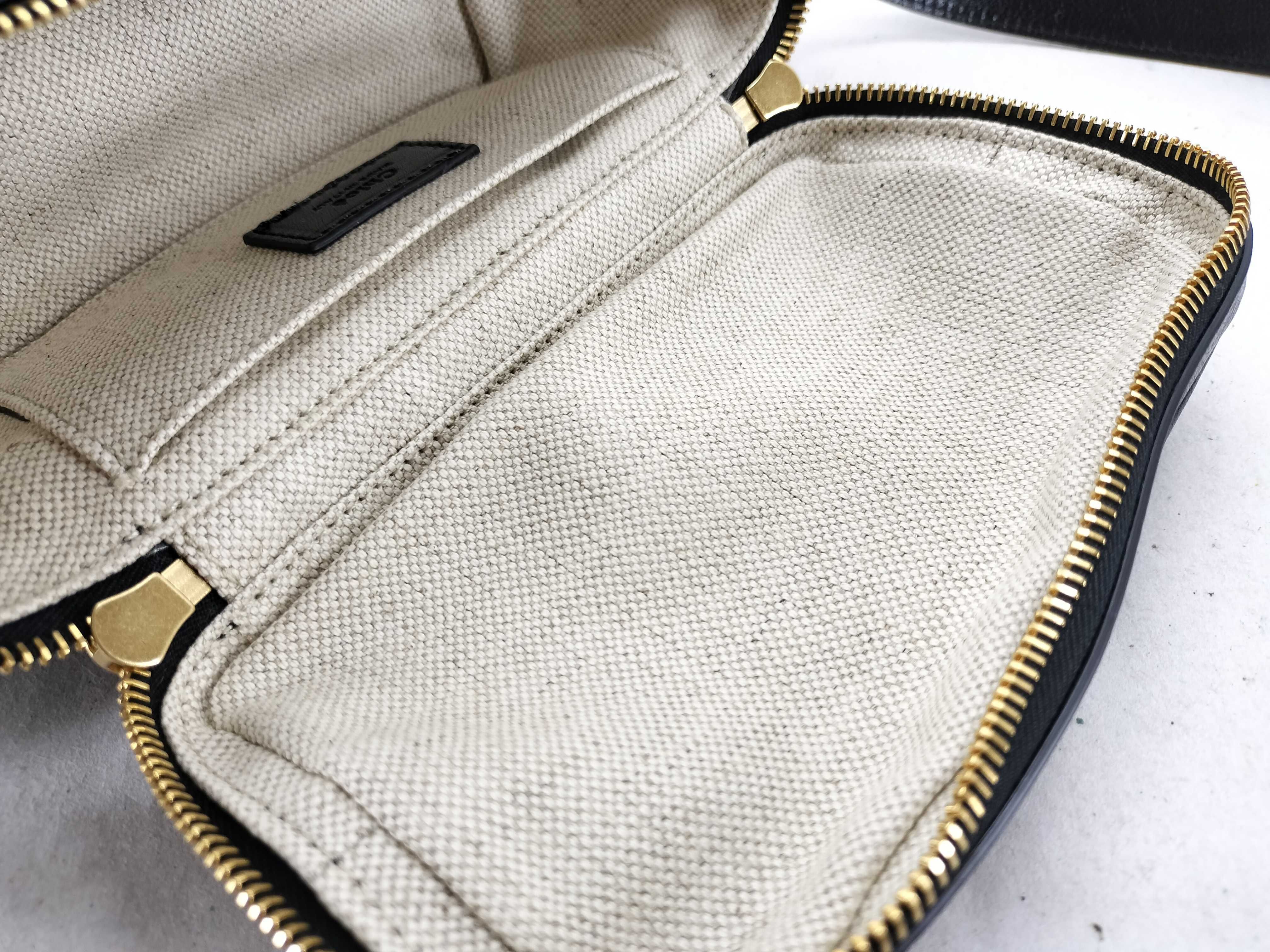 camera bag, leather shoulder bag, black shoulder bag — view 10