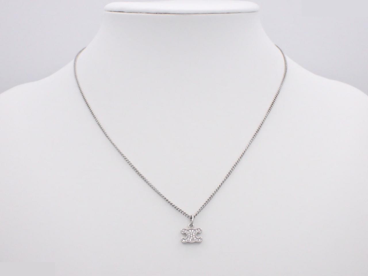 Other lines, precious metals, Triomphe, rhinestone necklace — view 3