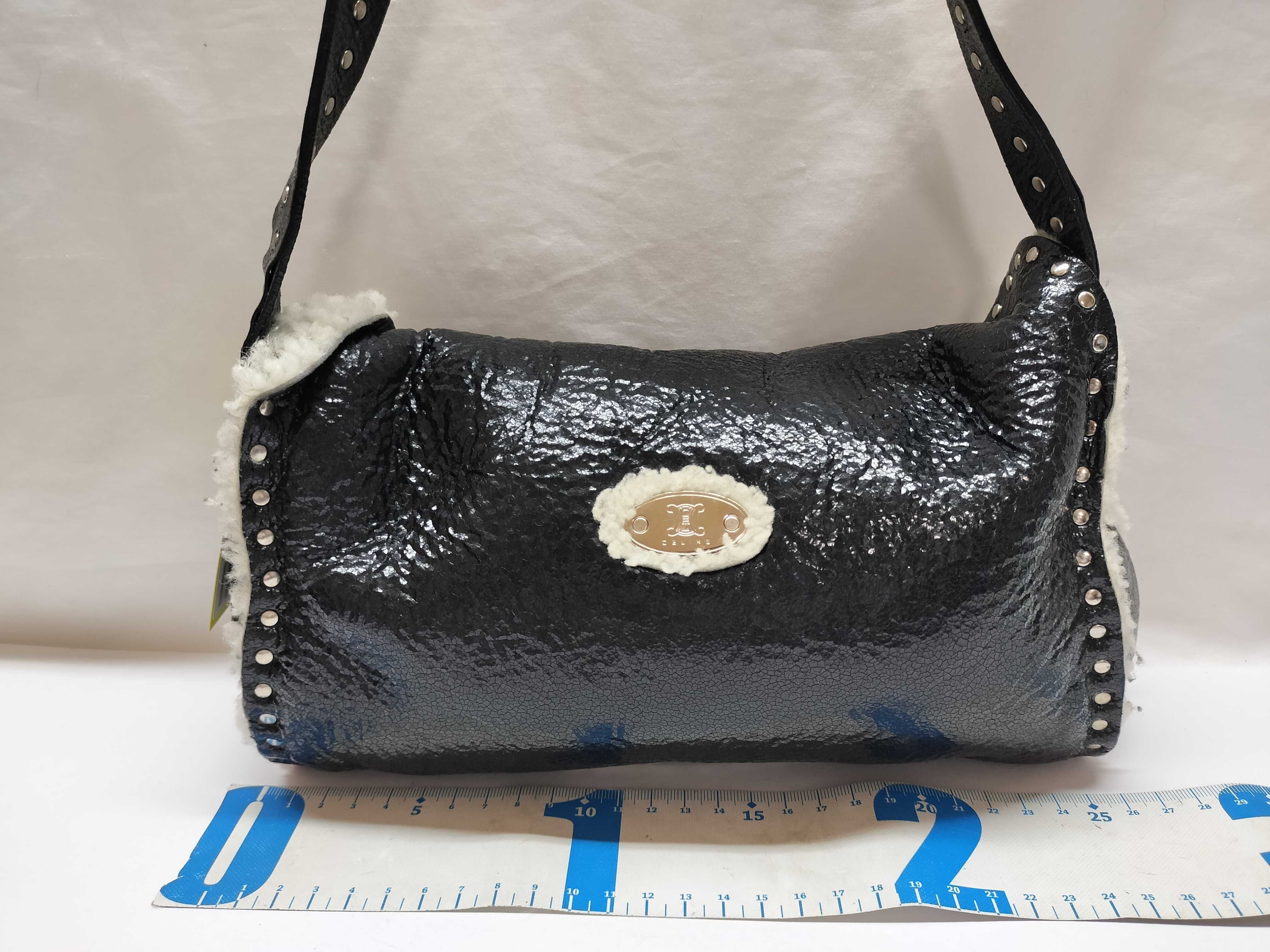 Studded Boa One-Shoulder Bag — view 2