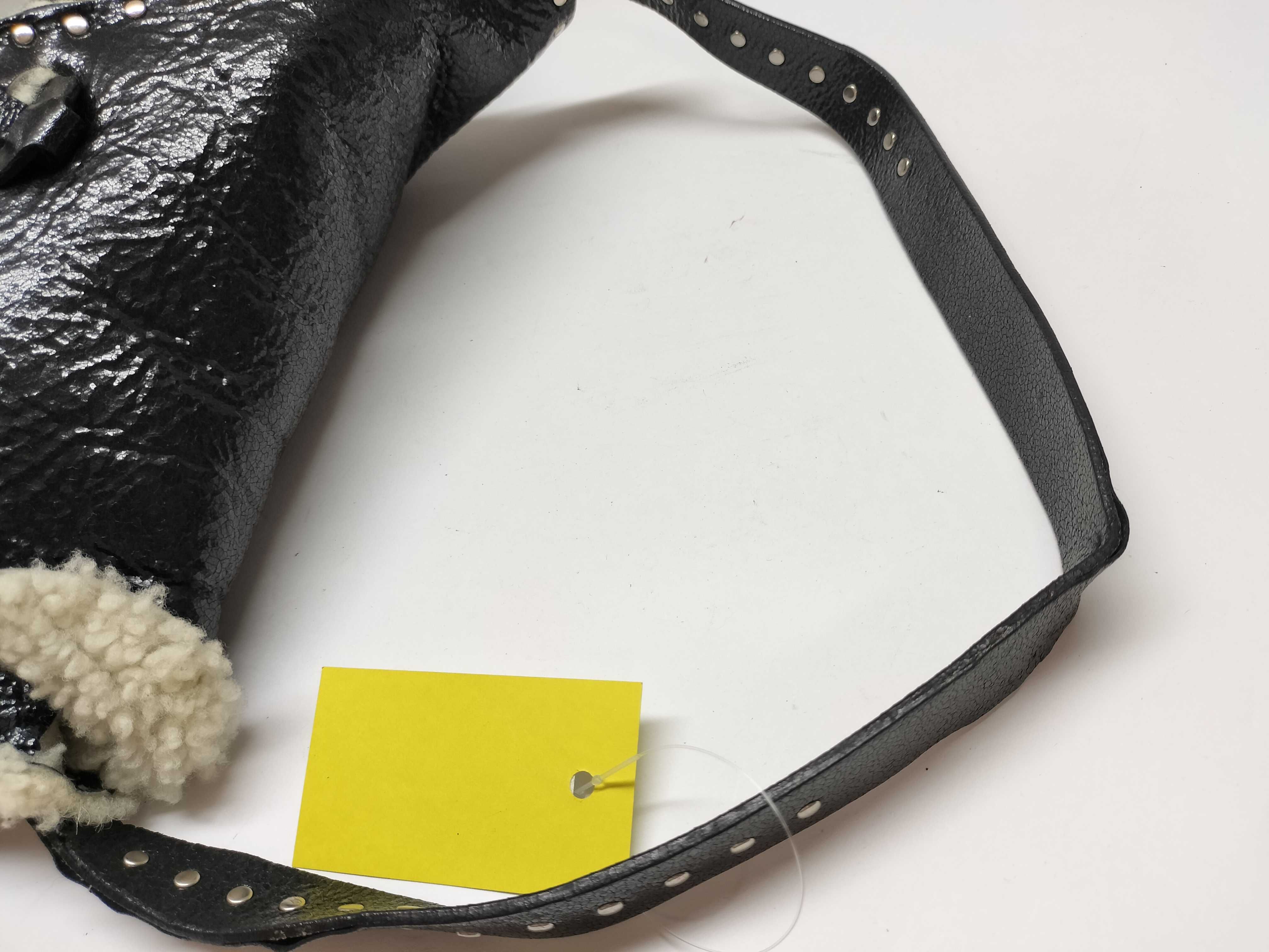 Studded Boa One-Shoulder Bag — view 7