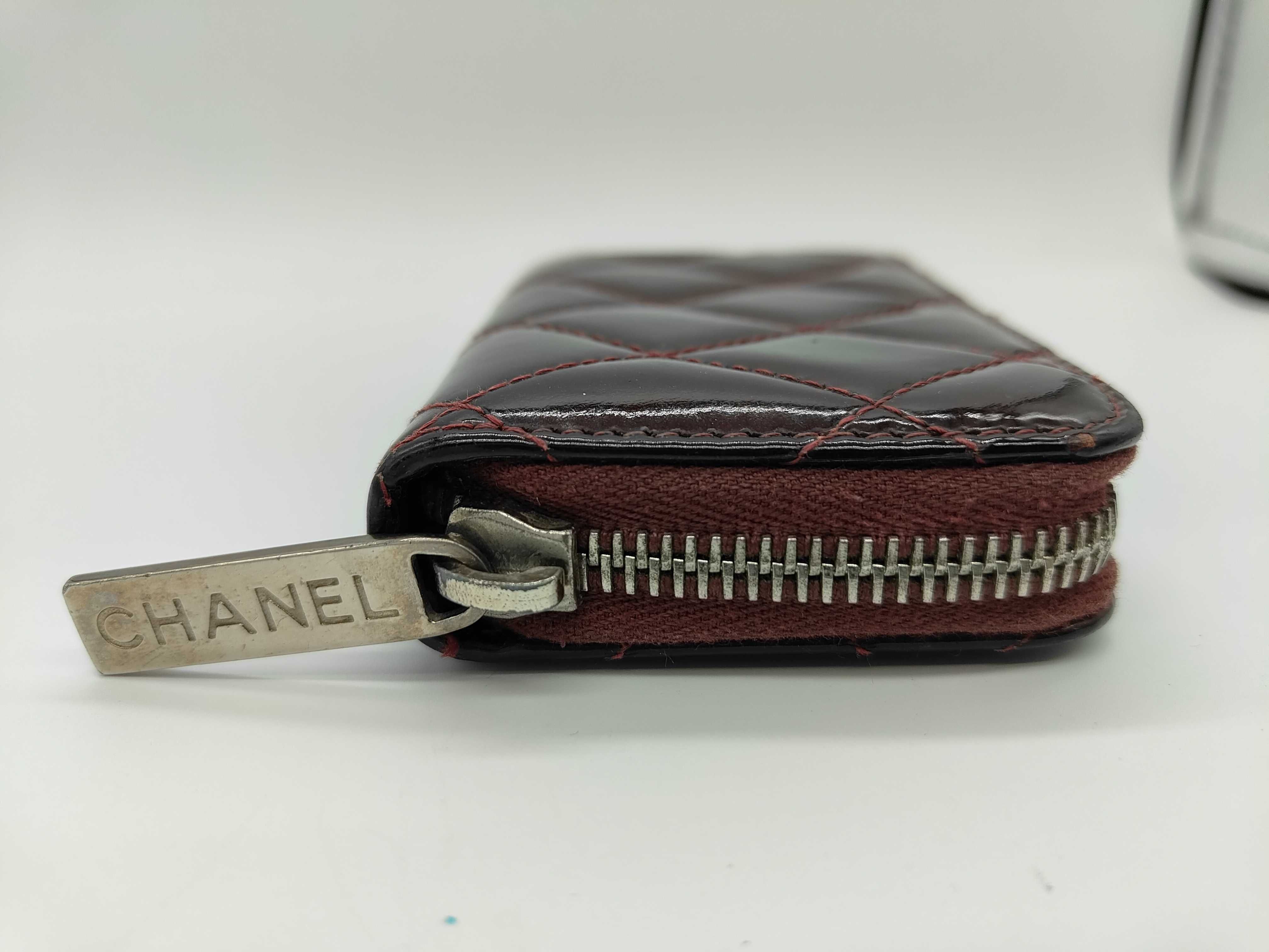 Matelassé Card Case, Series 19, Enamel, Bordeaux, Card Case — view 5