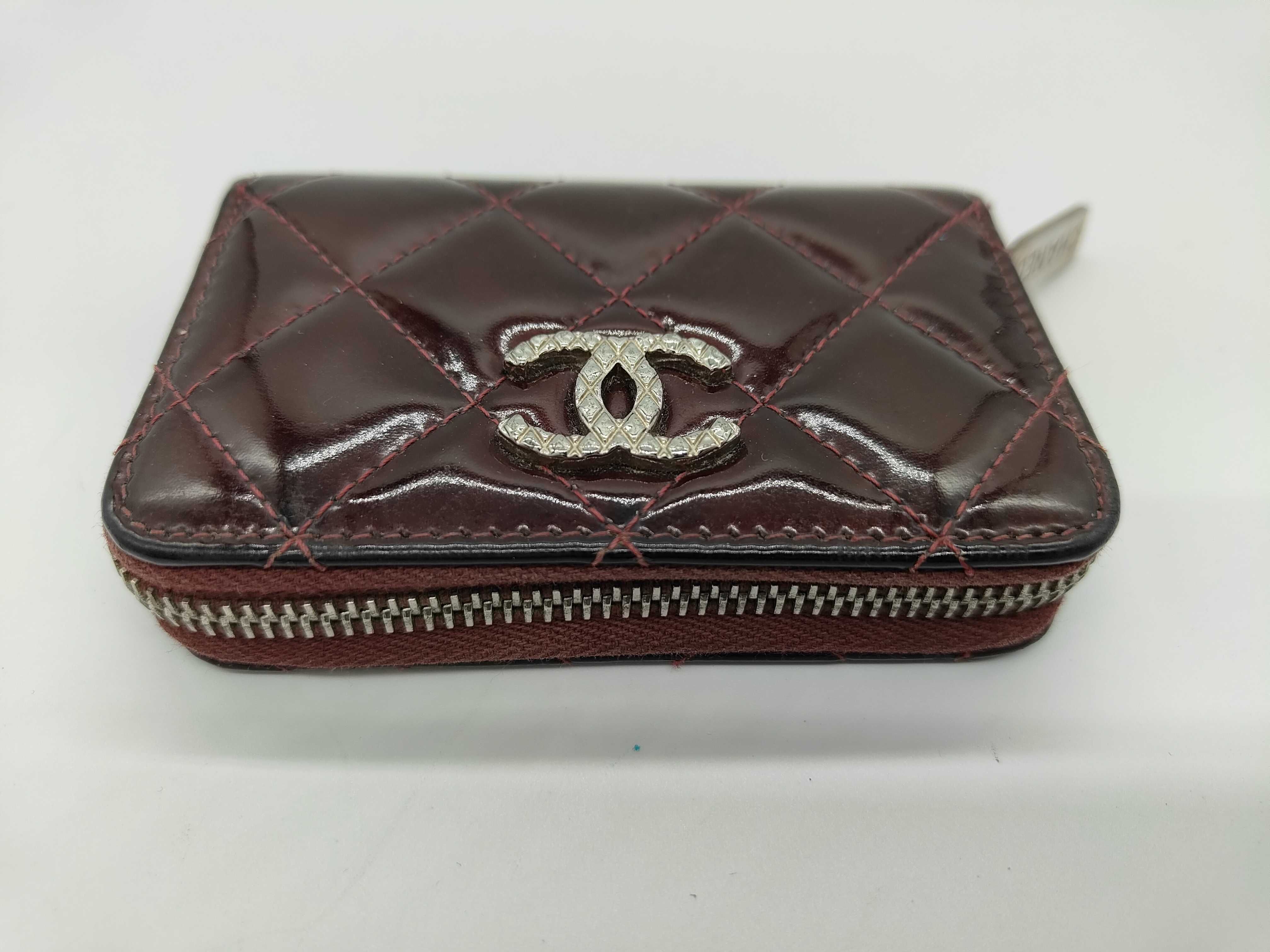 Matelassé Card Case, Series 19, Enamel, Bordeaux, Card Case — view 6