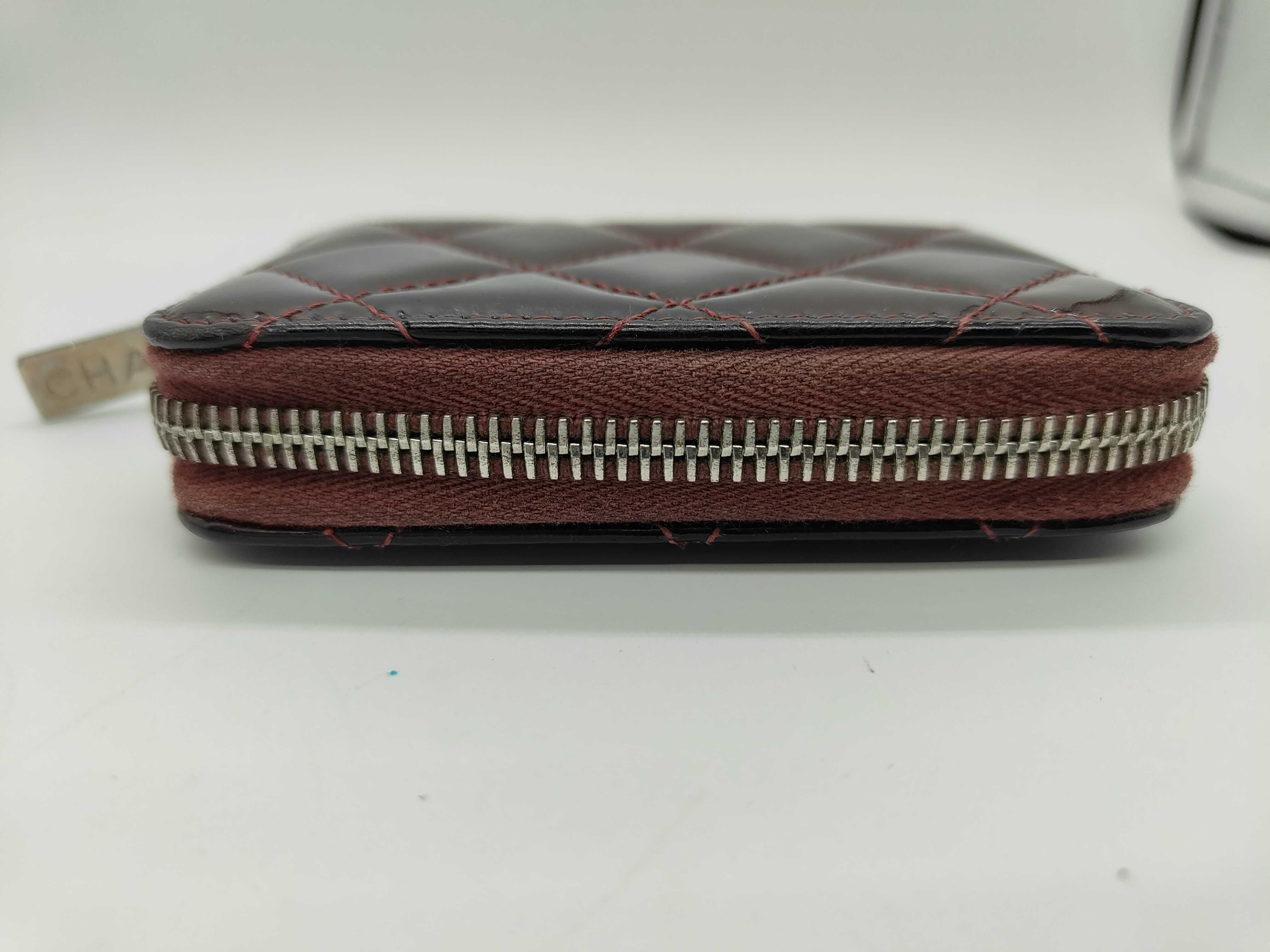 Matelassé Card Case, Series 19, Enamel, Bordeaux, Card Case — view 8