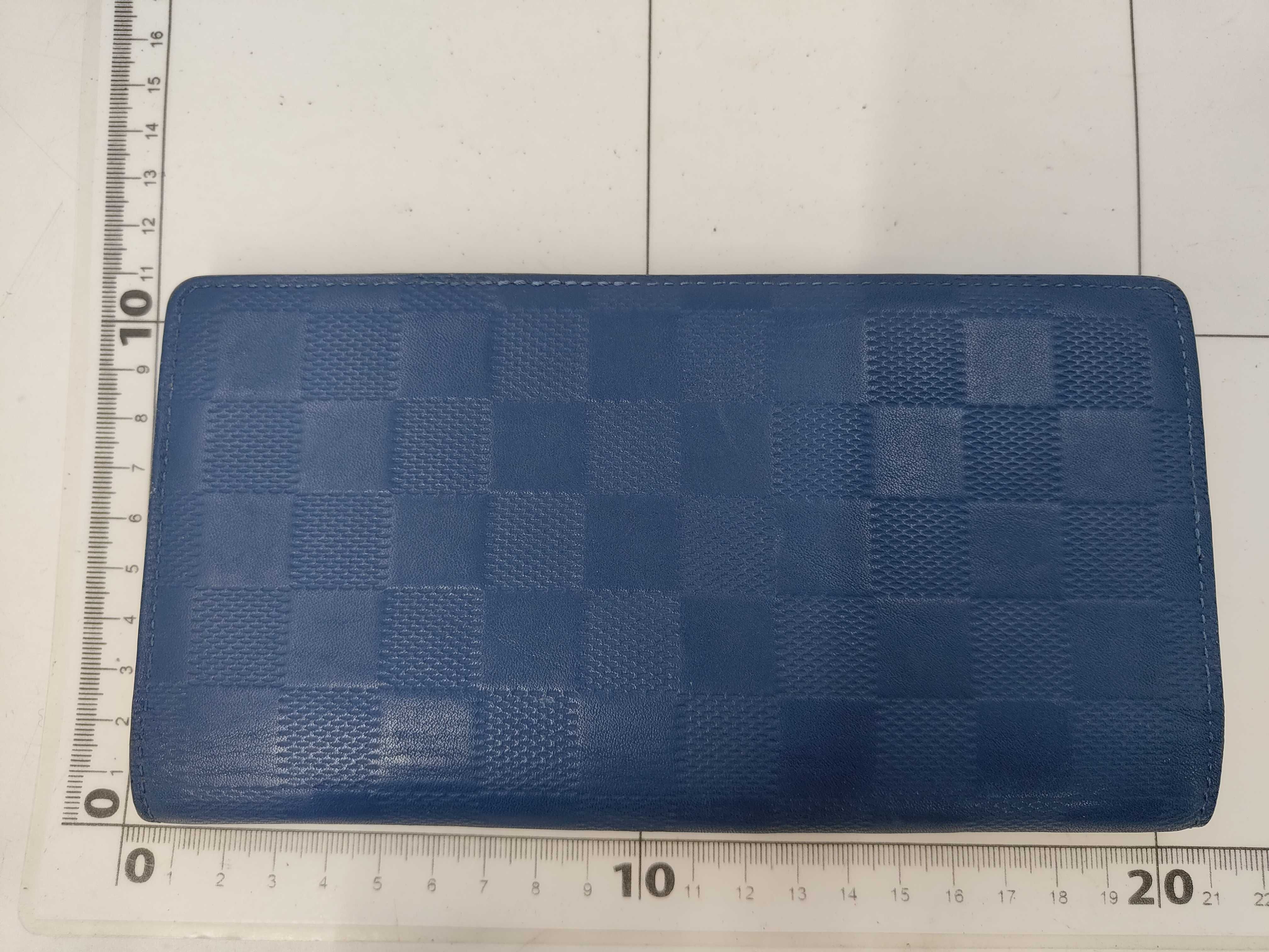 Damier Infini Louis Vuitton Infini Portefeuille Brazza Neptune Wallet — view 2