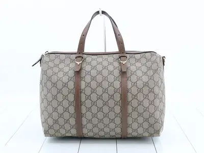 GG Supreme 2-way Shoulder Bag, Handbag, Boston Bag - Gucci