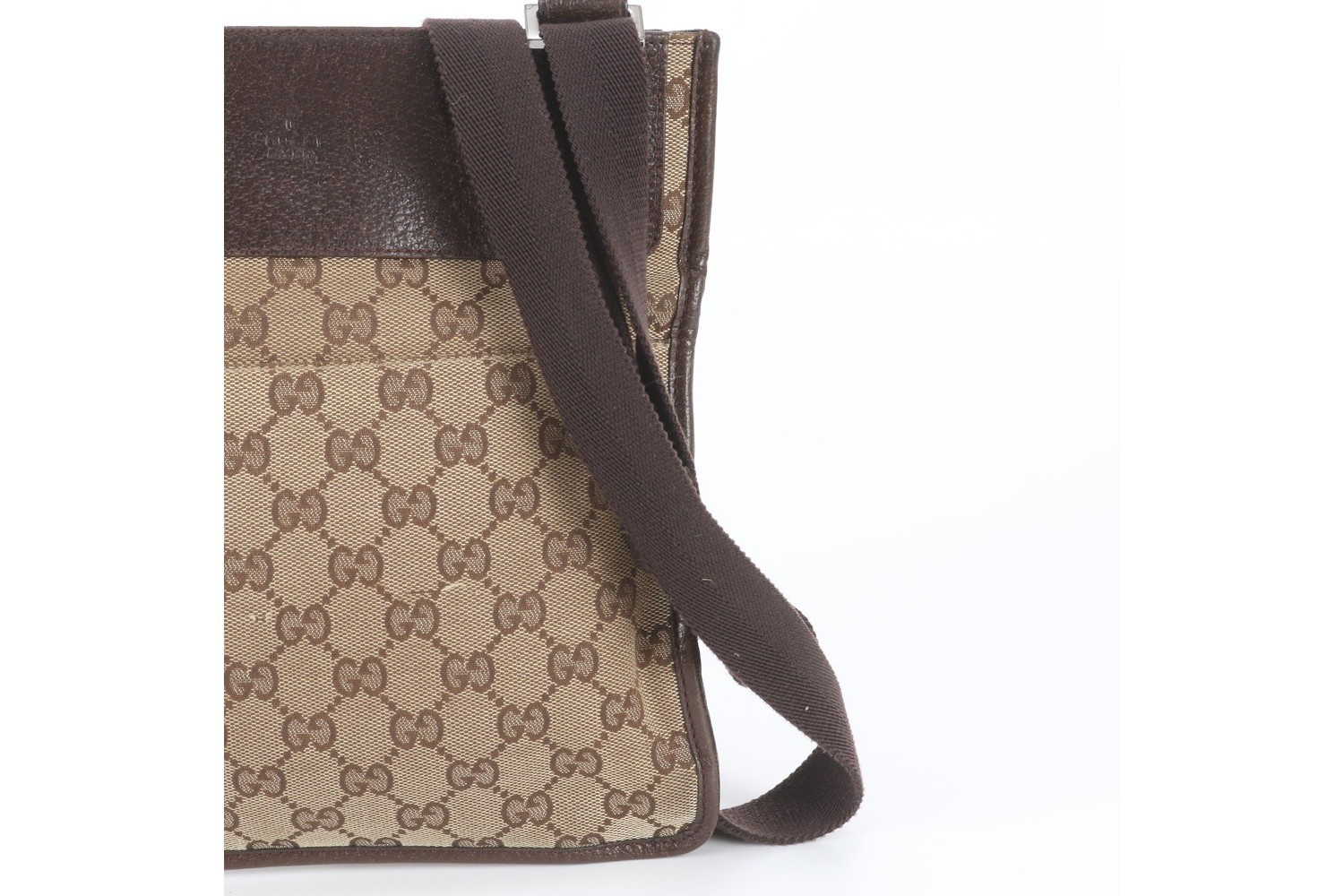 GG Canvas 27639 Leather Shoulder Bag (Crossbody) — view 2