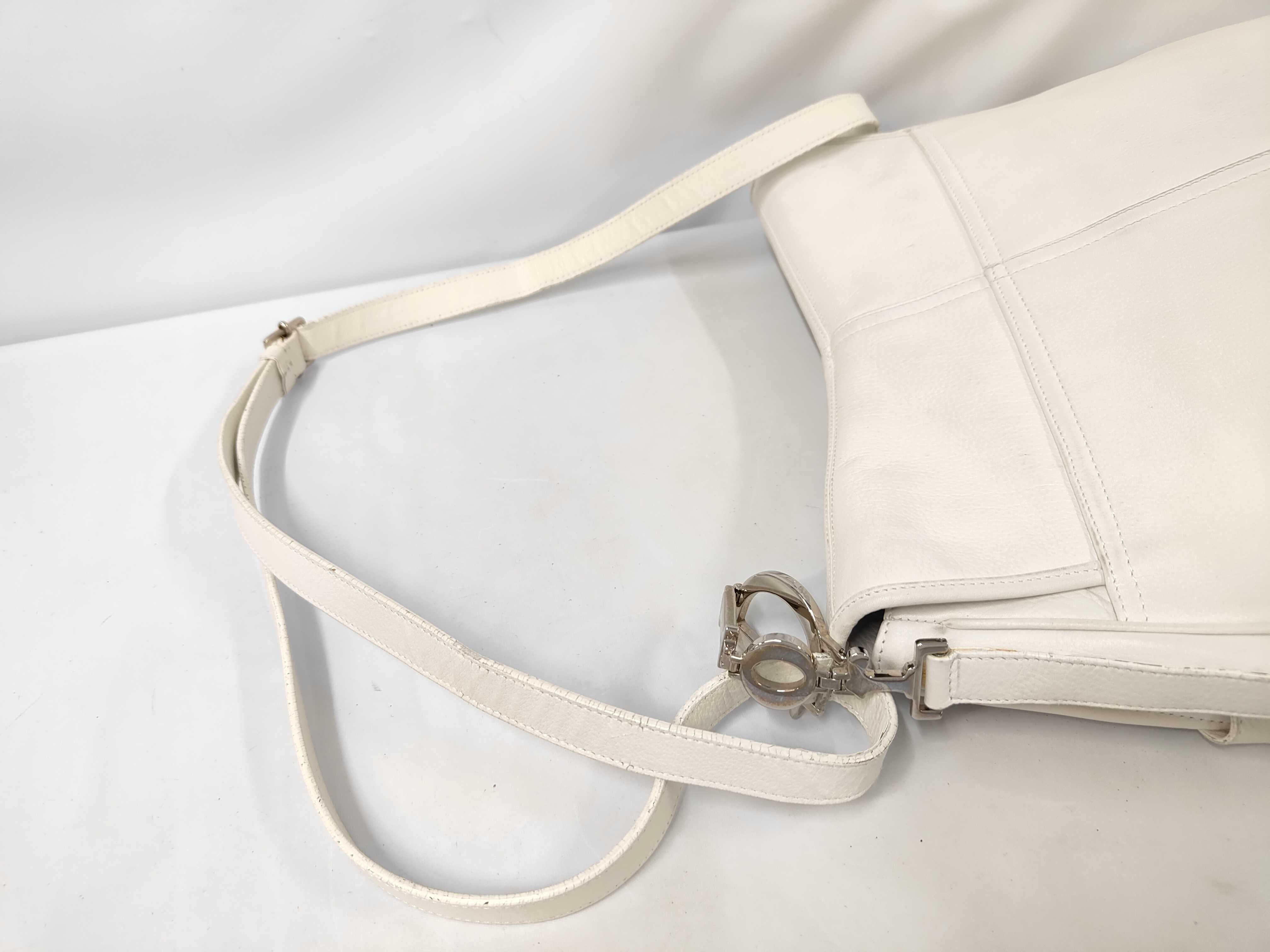 CD hardware leather shoulder bag — view 5