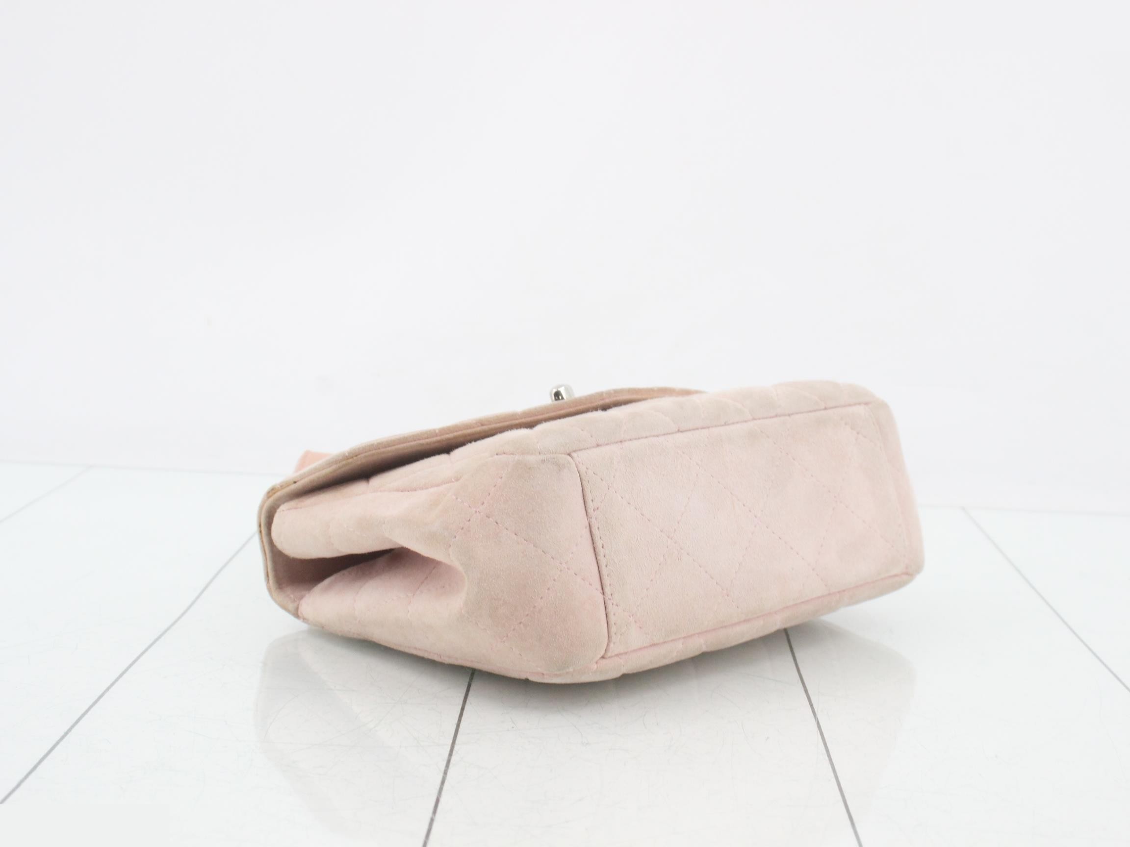 Matelassé suede handbag — view 5