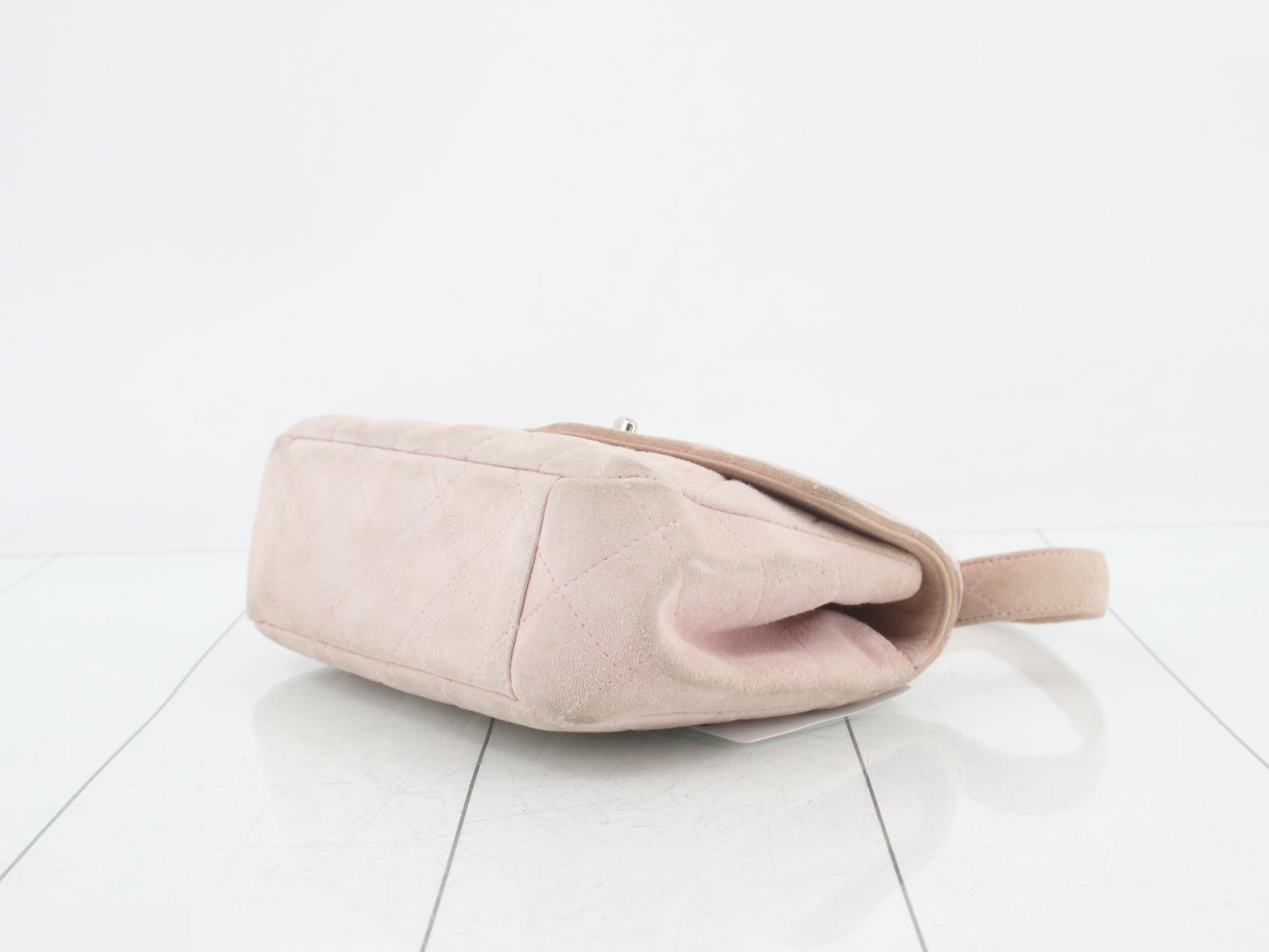 Matelassé suede handbag — view 6