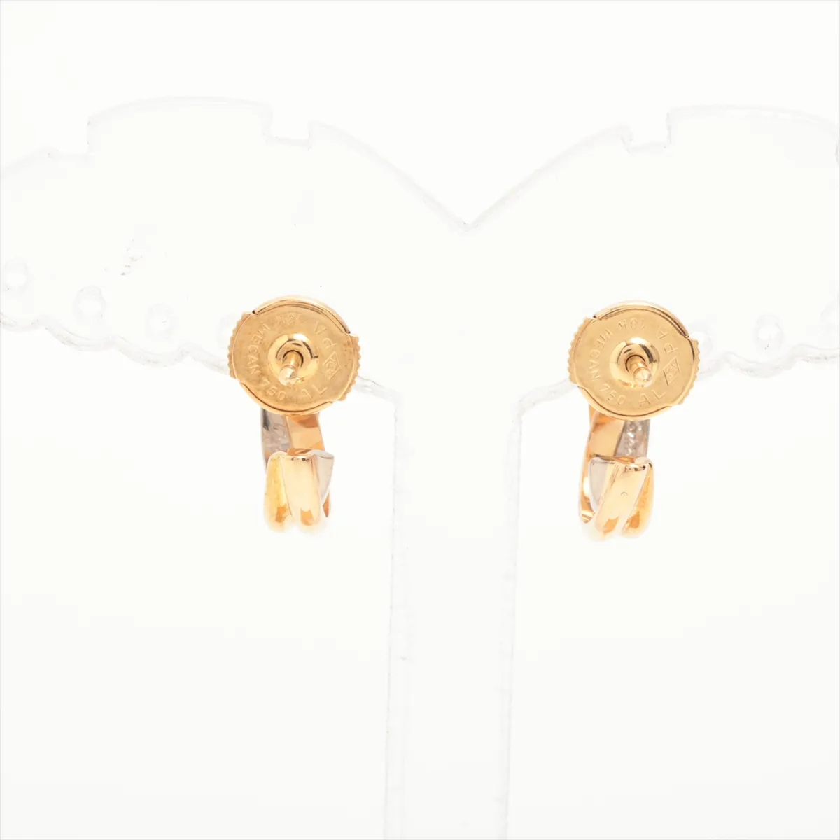 Trinity earrings 750 (YG×PG×WG) 4.5g BH4385 — view 3