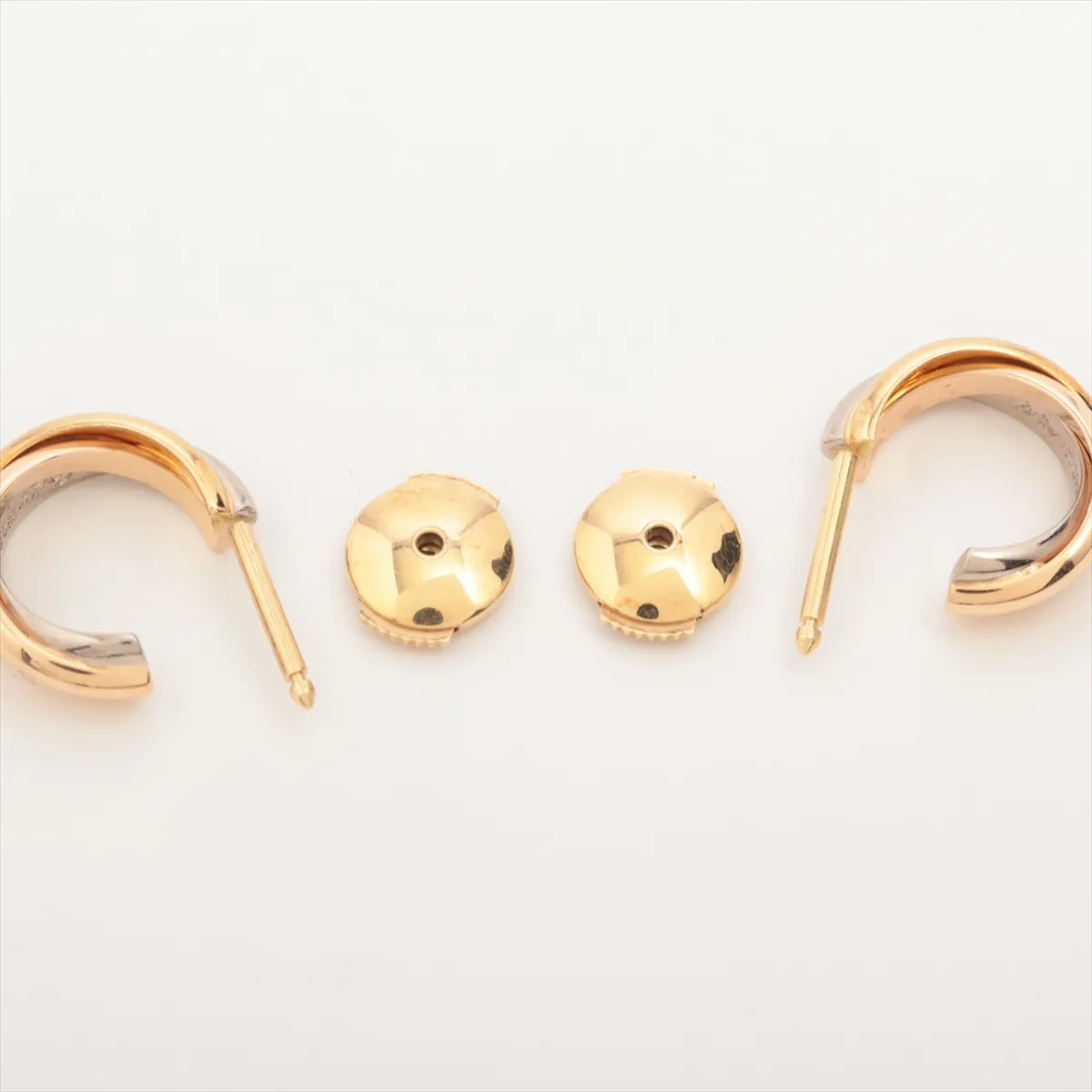 Trinity earrings 750 (YG×PG×WG) 4.5g BH4385 — view 4