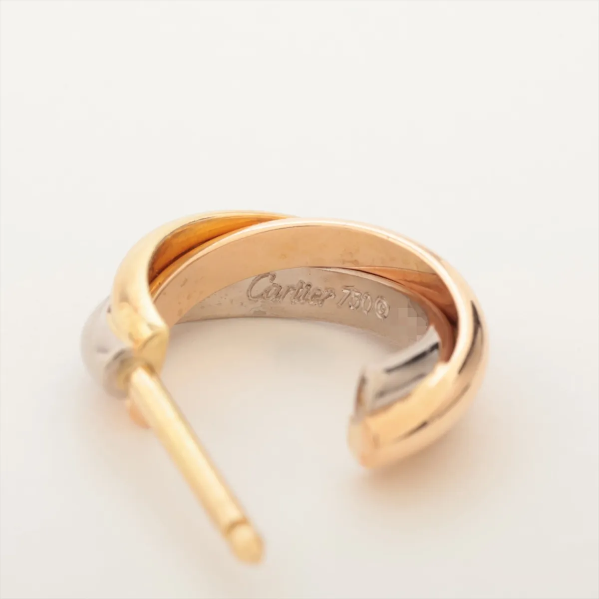 Trinity earrings 750 (YG×PG×WG) 4.5g BH4385 — view 5