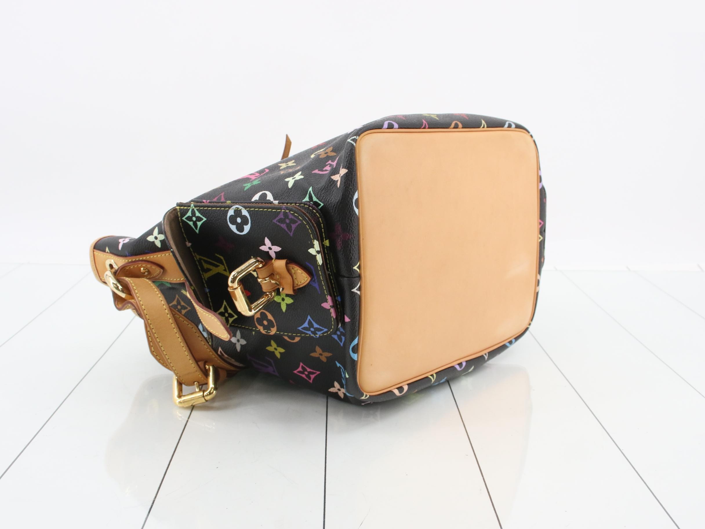 Monogram Multicolor Petit Noé Noir Shoulder Bag — view 5