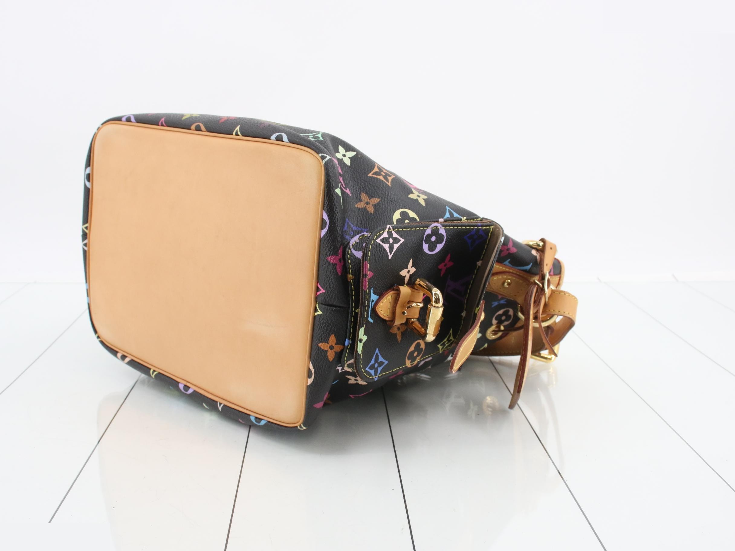 Monogram Multicolor Petit Noé Noir Shoulder Bag — view 6