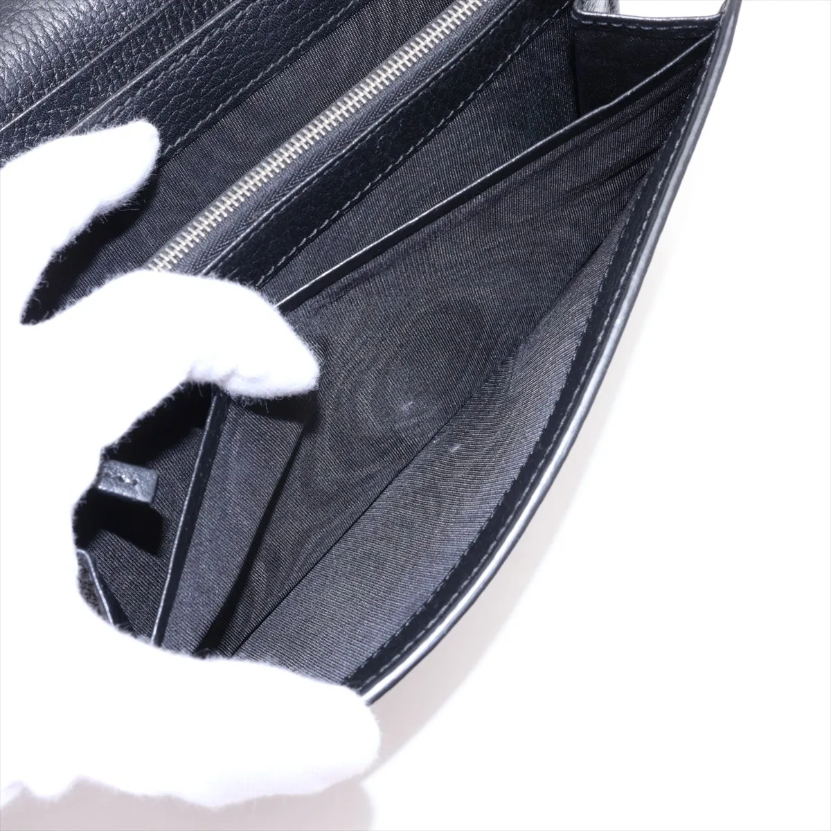 Dionysus 401231 Leather Chain Wallet, Black — view 11