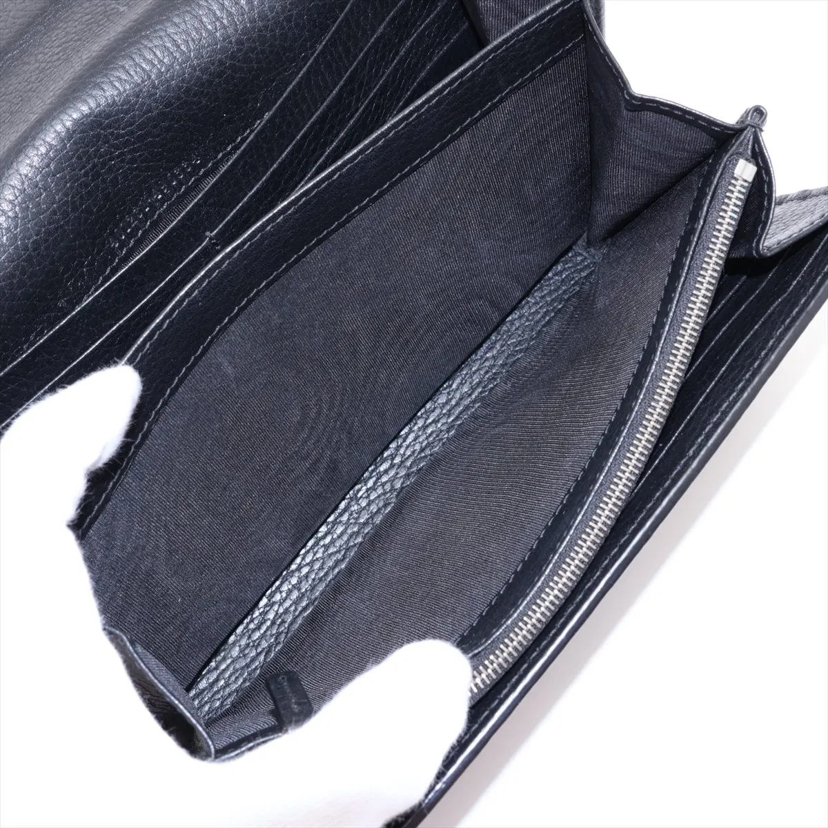 Dionysus 401231 Leather Chain Wallet, Black — view 8