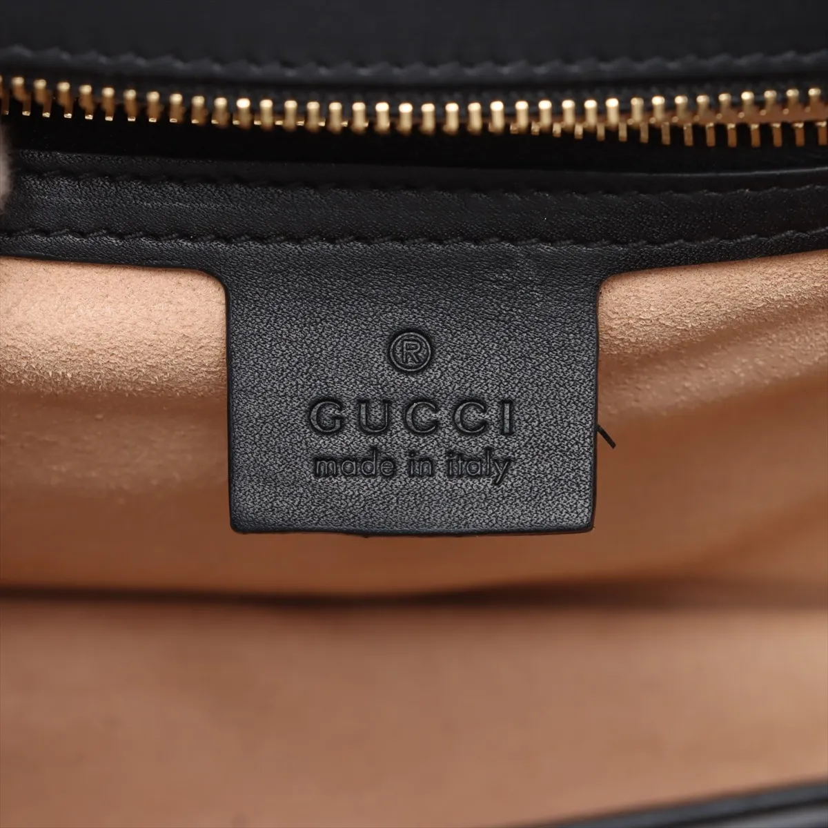 GG Velvet Velour x Leather Shoulder Bag, Black 524405 — view 8