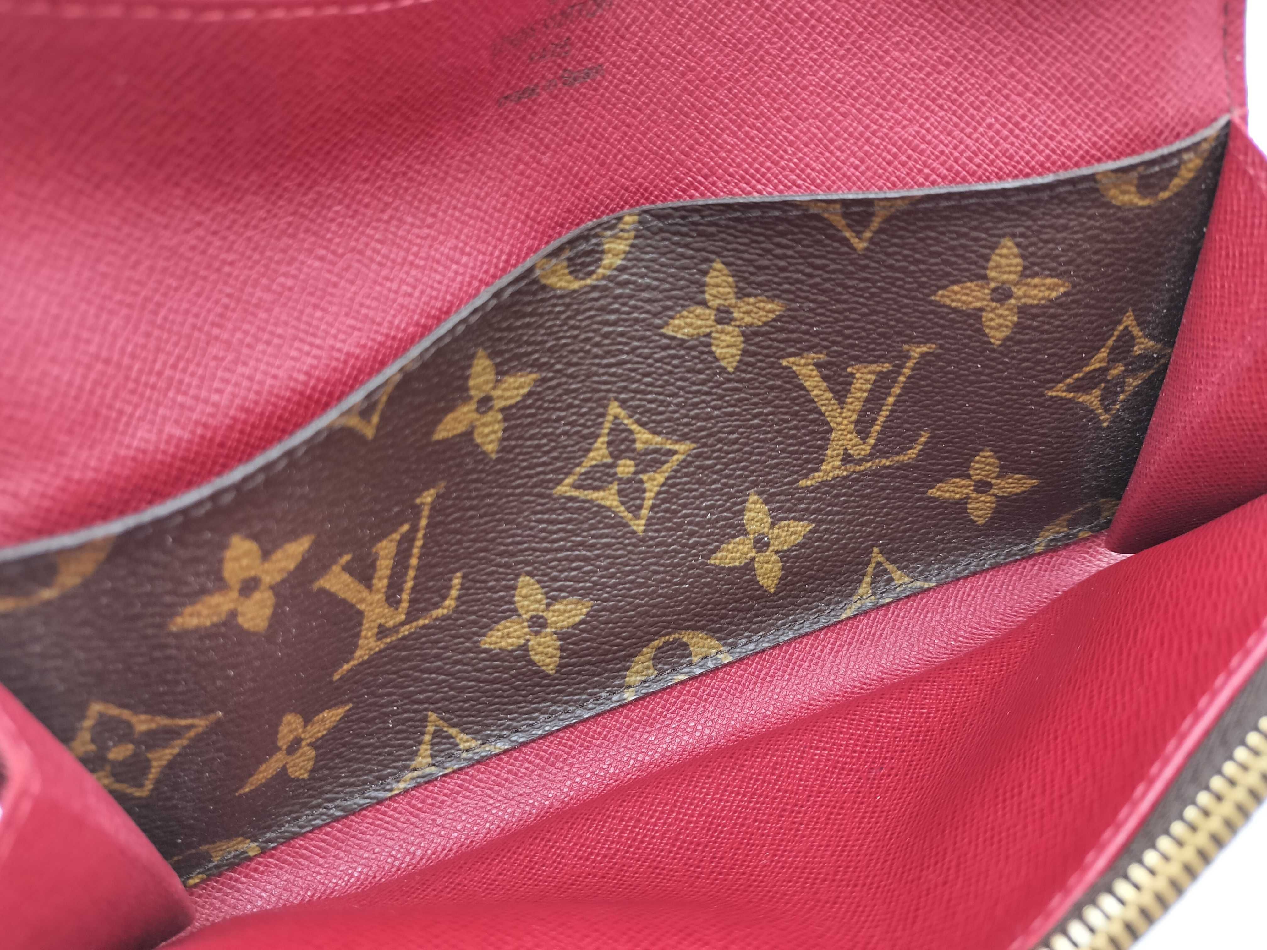 Monogram Portefeuille Emilie Fuchsia Wallet — view 13